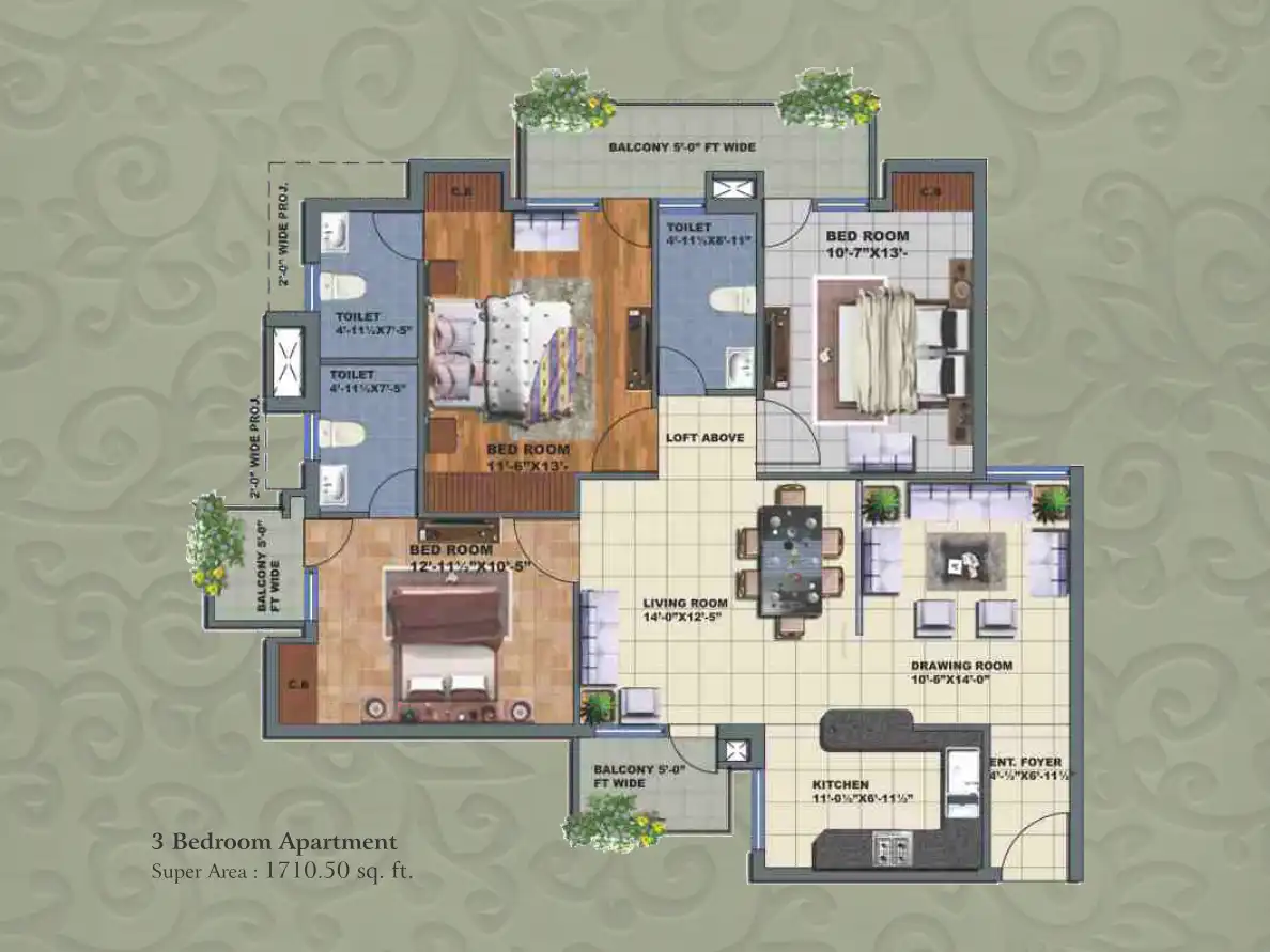 Golden Tulip Floor Plans & Layout