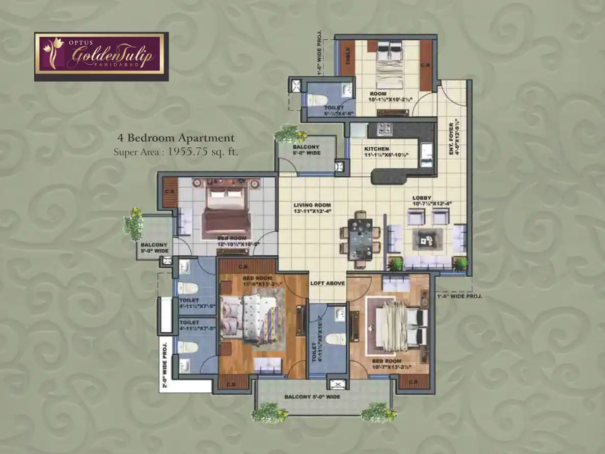 Golden Tulip Floor Plans & Layout