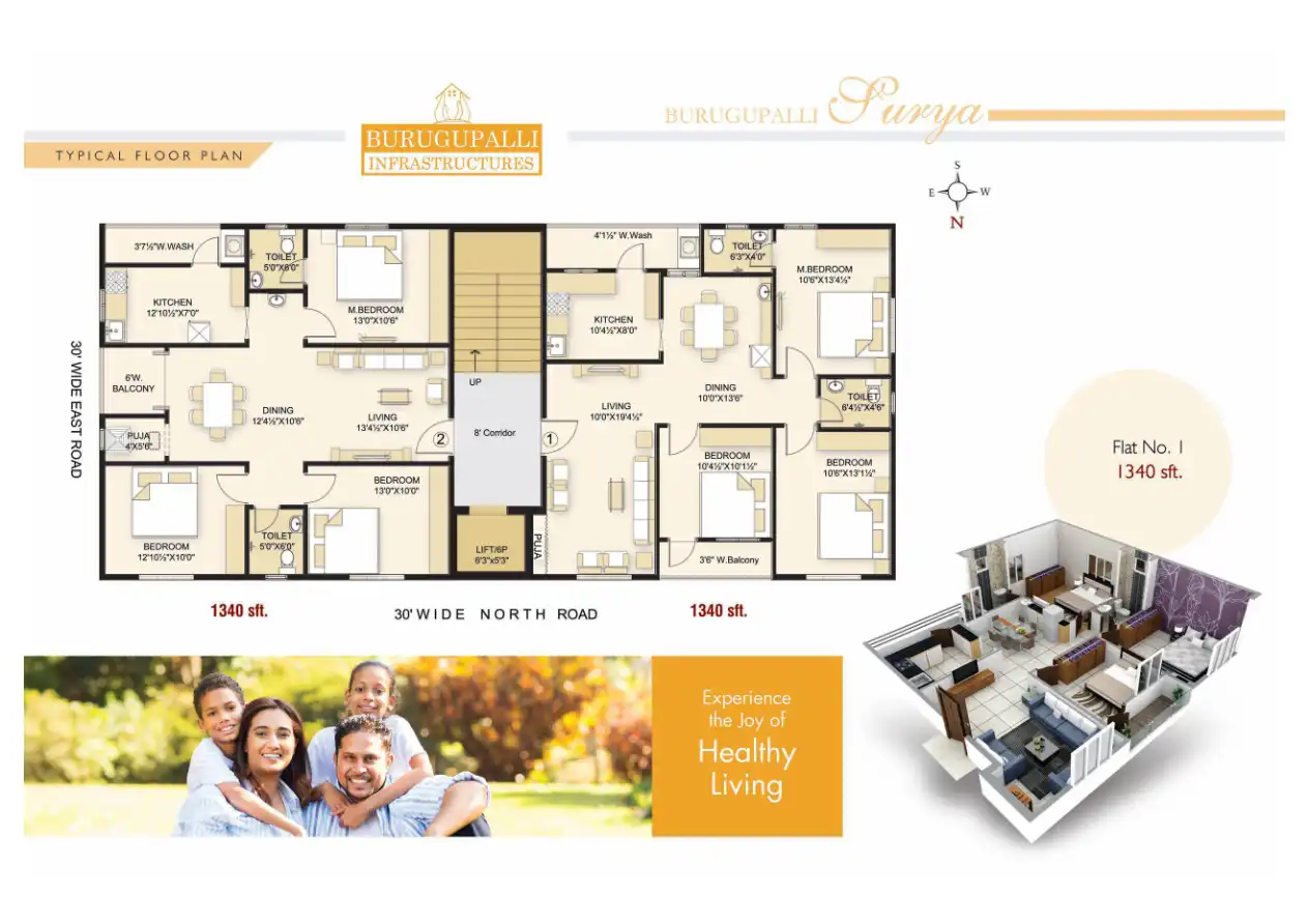 Surya Paradise Floor Plans & Layout