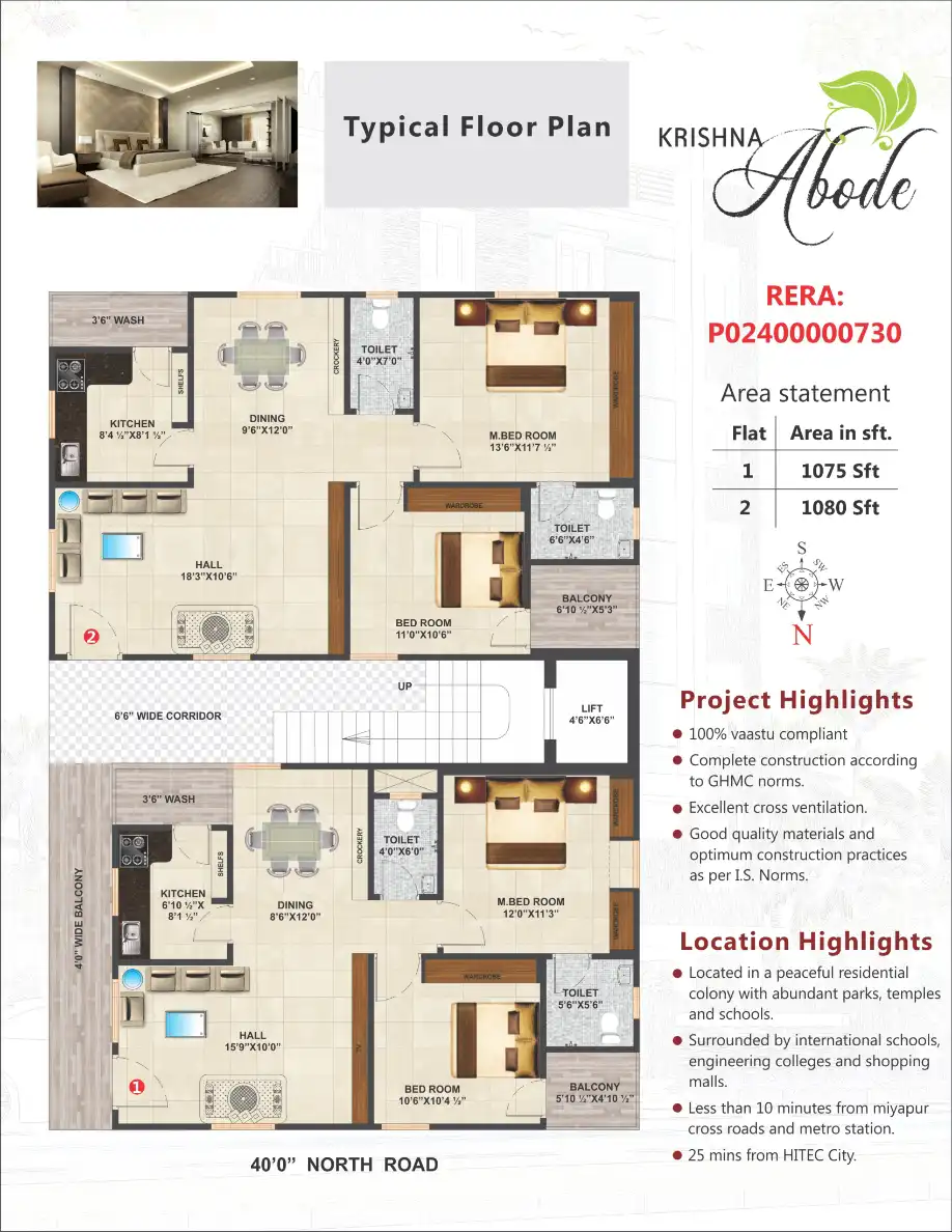 Krishna Abode Floor Plans & Layout