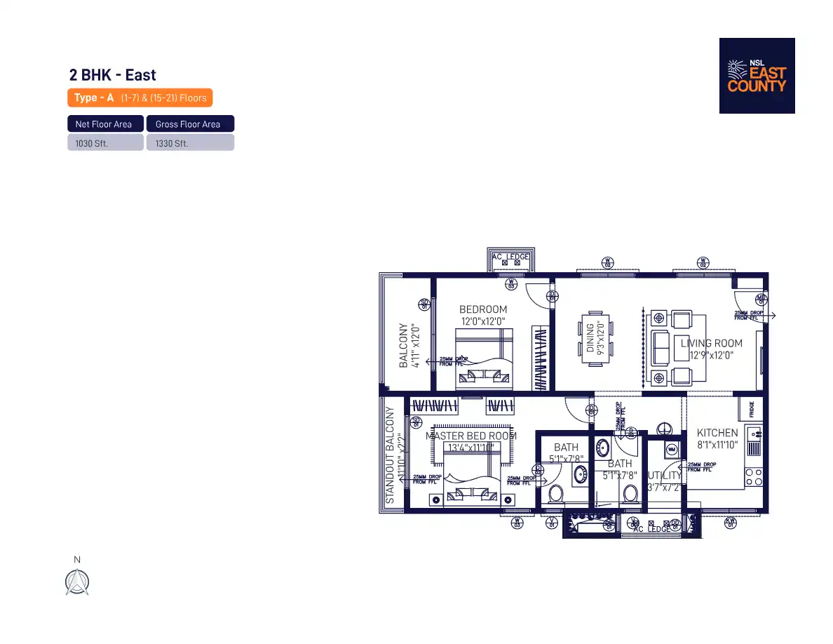 Nsl East County Floor Plans & Layout