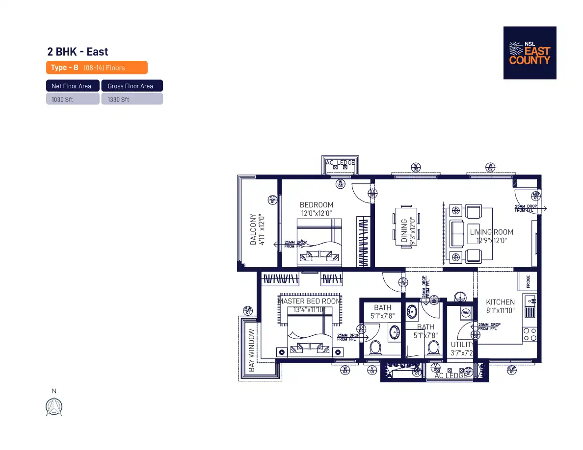 Nsl East County Floor Plans & Layout