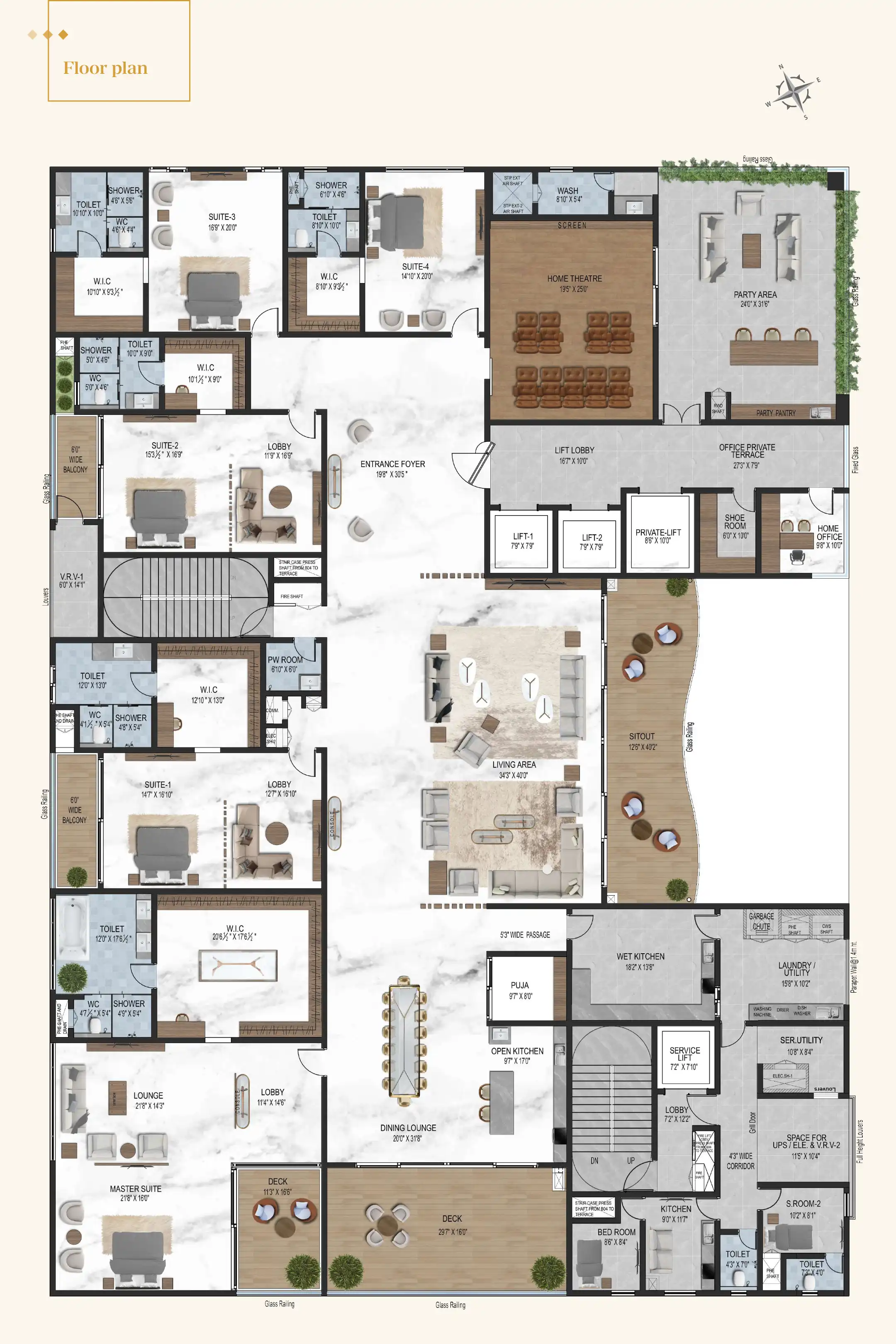 Residential Floor Plans & Layout