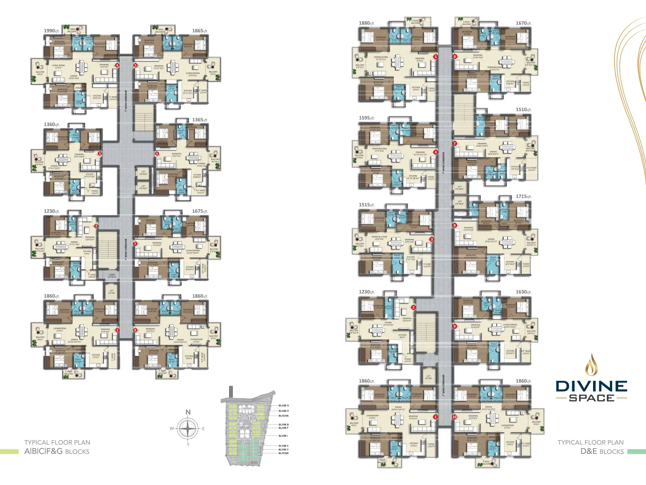 Divine Allura Floor Plans & Layout