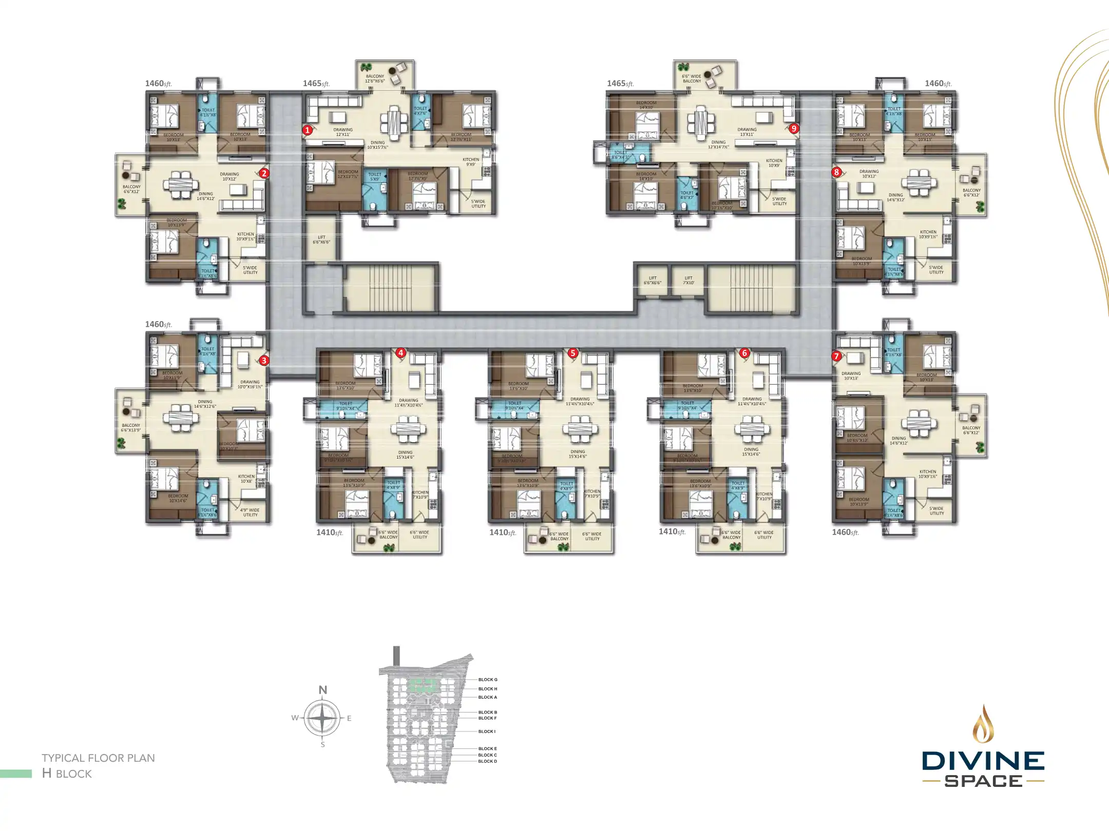 Divine Allura Floor Plans & Layout