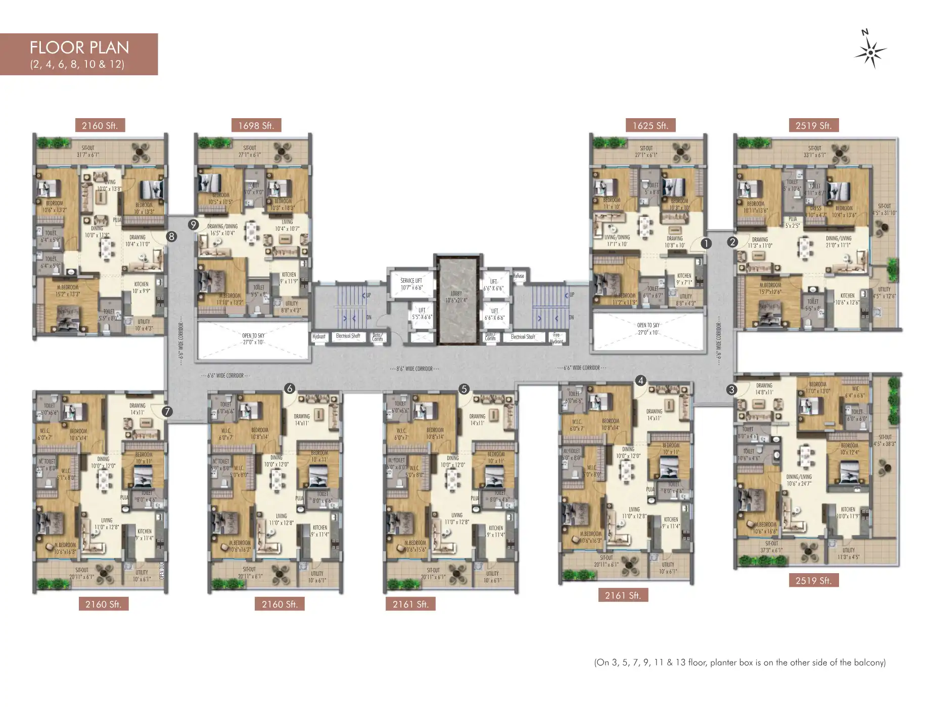 Welkkin Heights Floor Plans & Layout