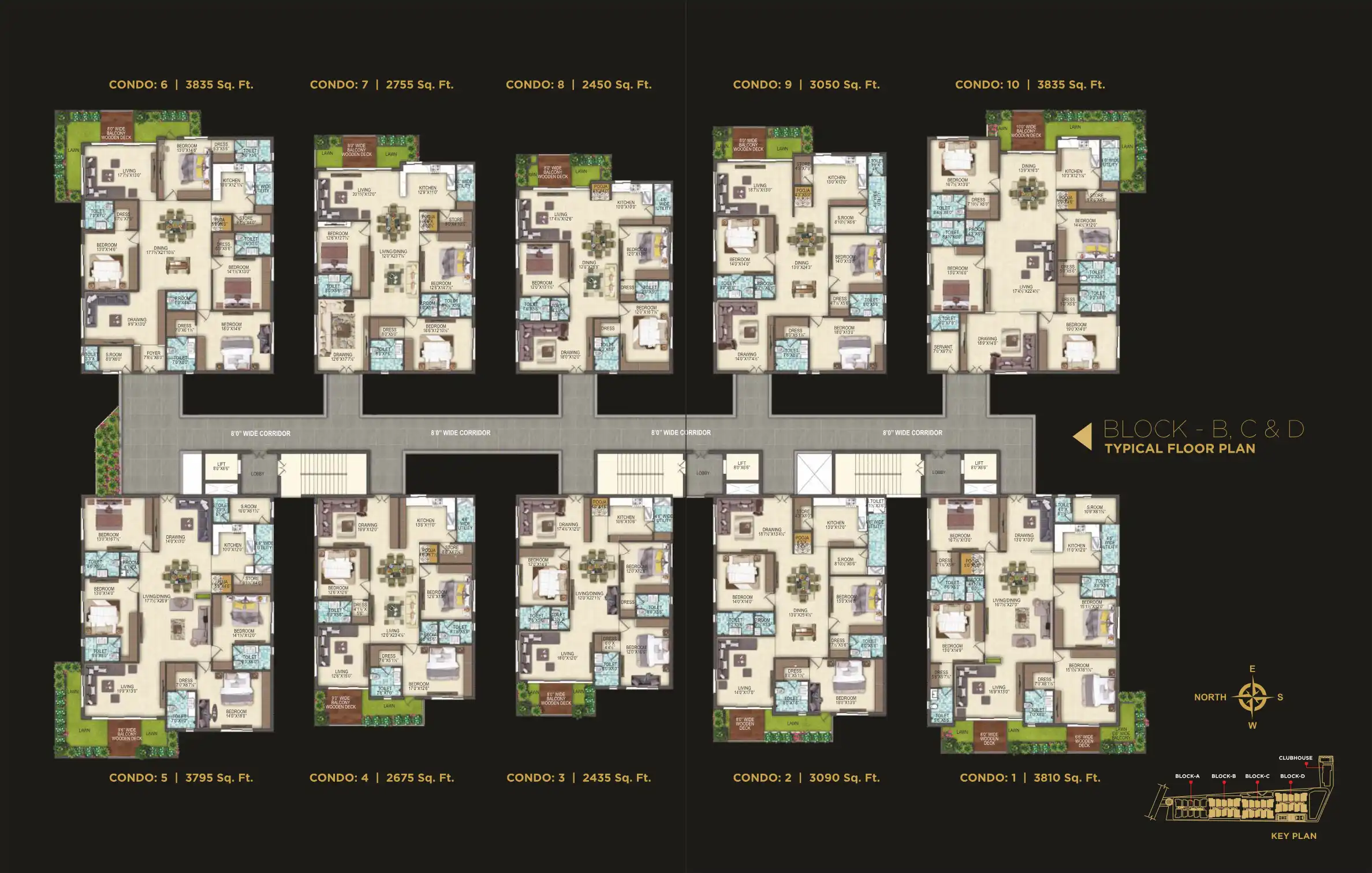 Omsree Signet Floor Plans & Layout