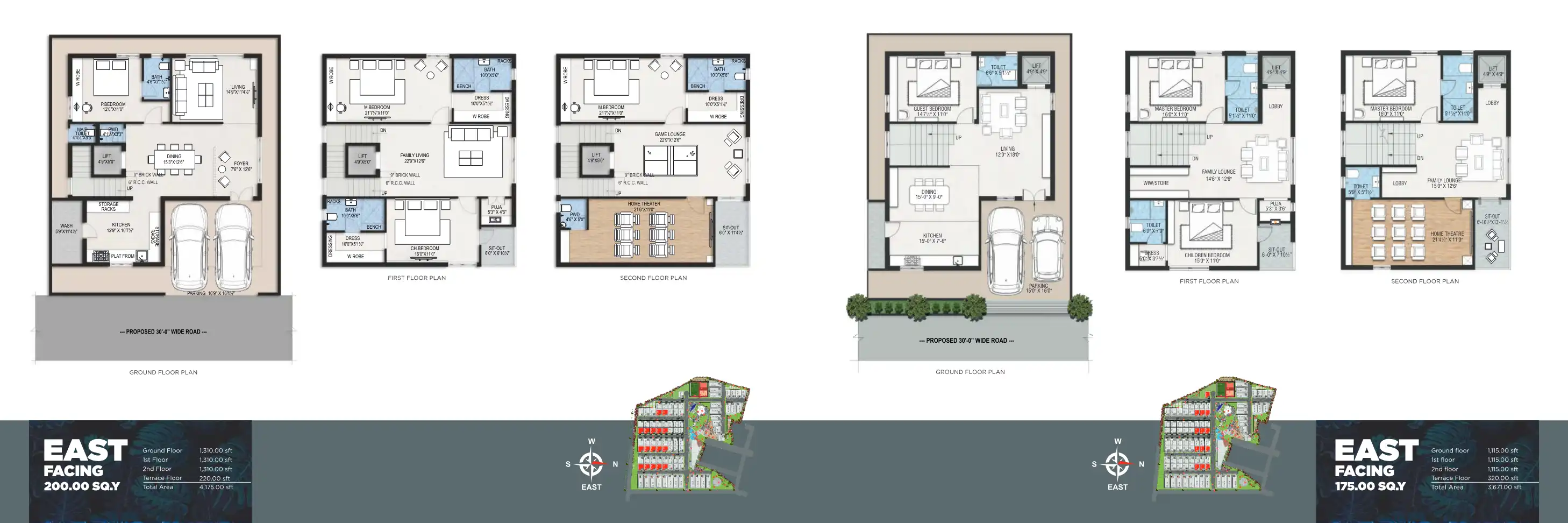 Pranava Sama Lakshma Reddy Greenwich Floor Plans & Layout