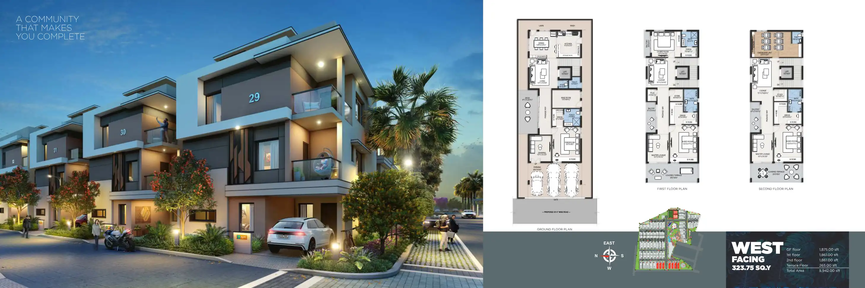 Pranava Sama Lakshma Reddy Greenwich Floor Plans & Layout