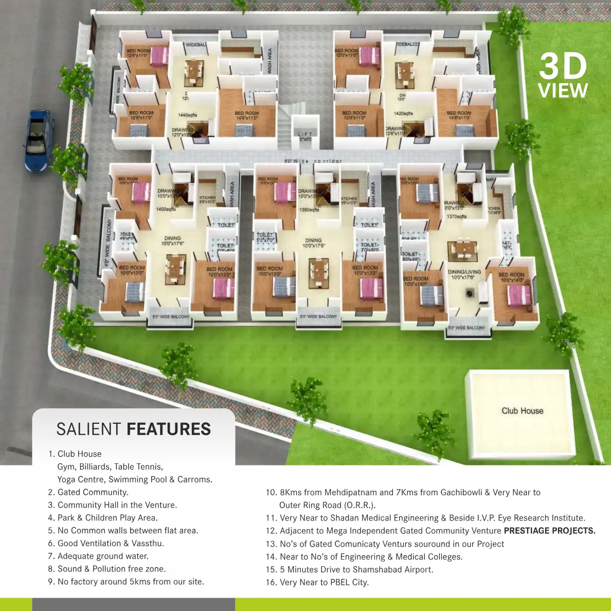 Crescent City Floor Plans & Layout