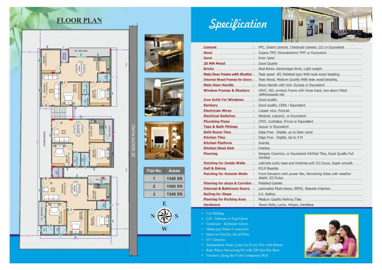 Avantika Bharani Floor Plans & Layout