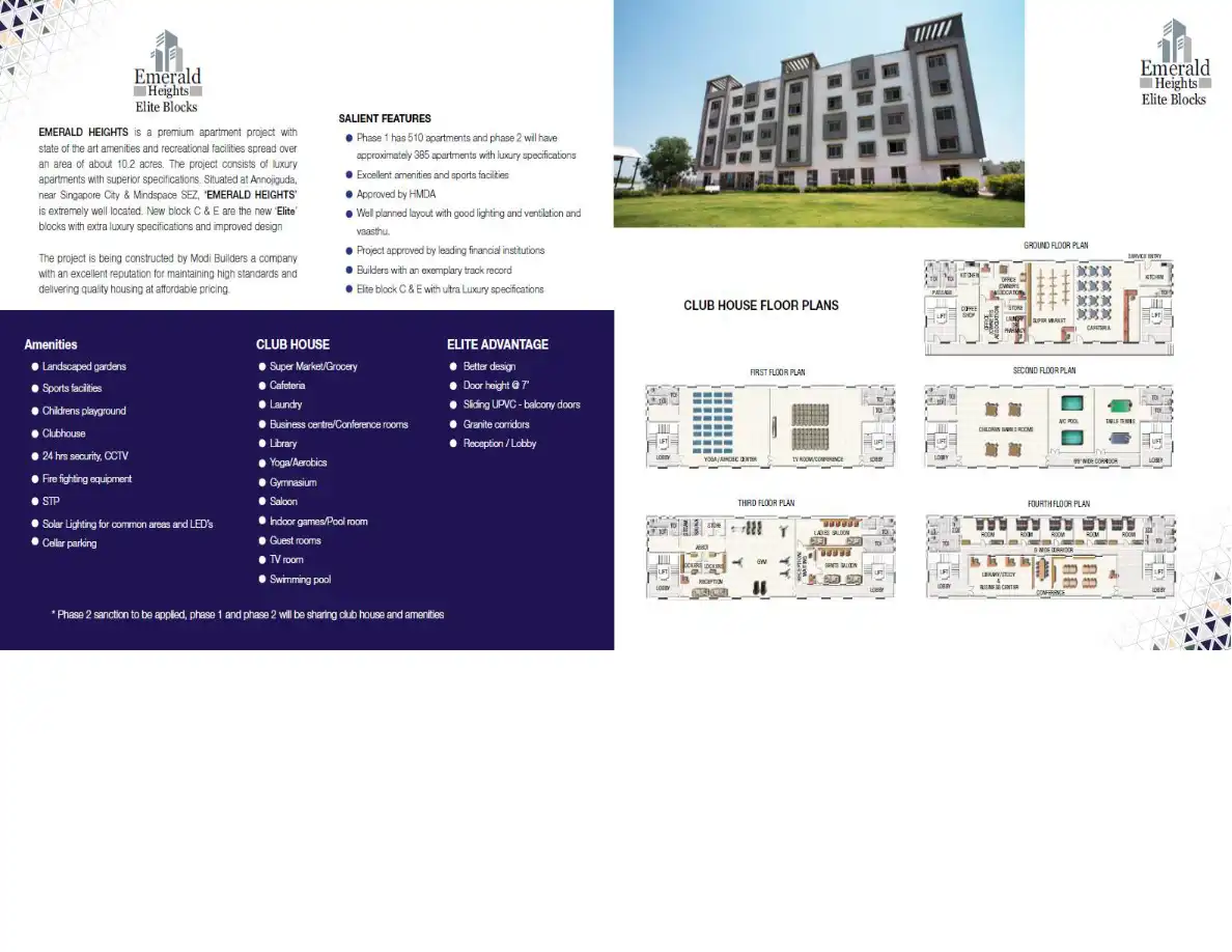 H Emerald Floor Plans & Layout