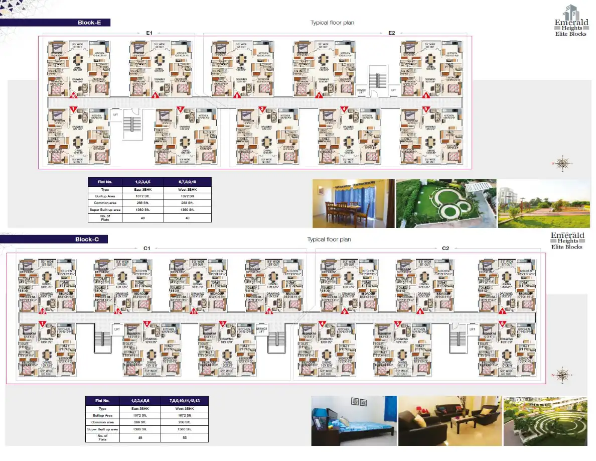 H Emerald Floor Plans & Layout