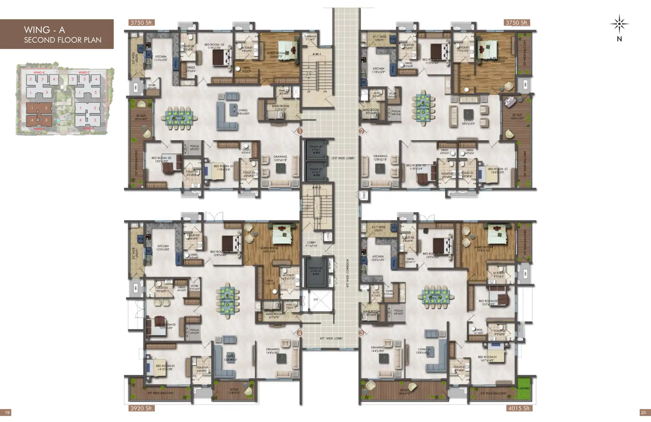 Fortune One Floor Plans & Layout