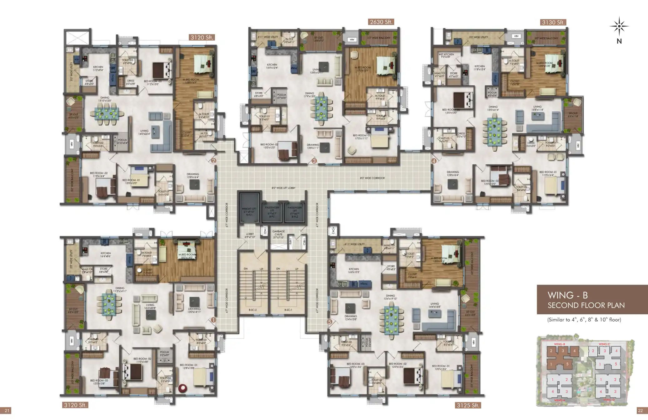 Fortune One Floor Plans & Layout