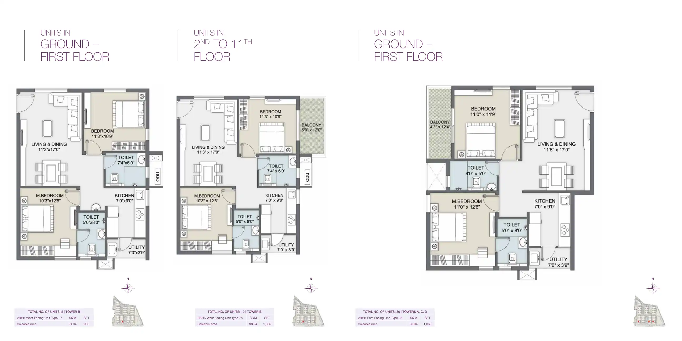 The Courtyard Floor Plans & Layout