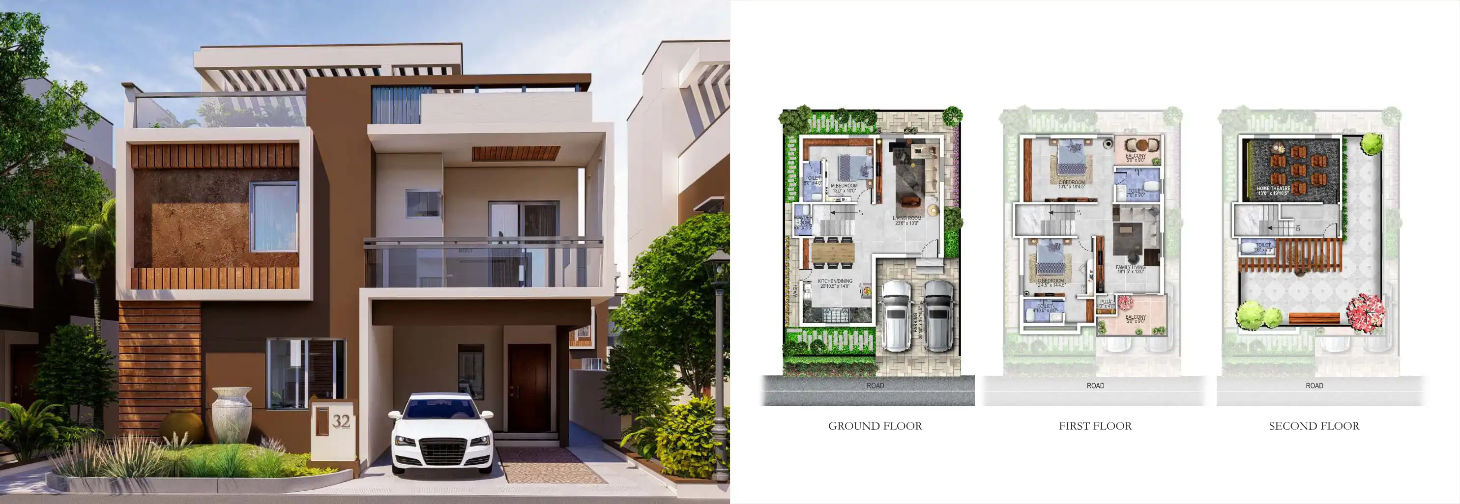 Serene County Floor Plans & Layout