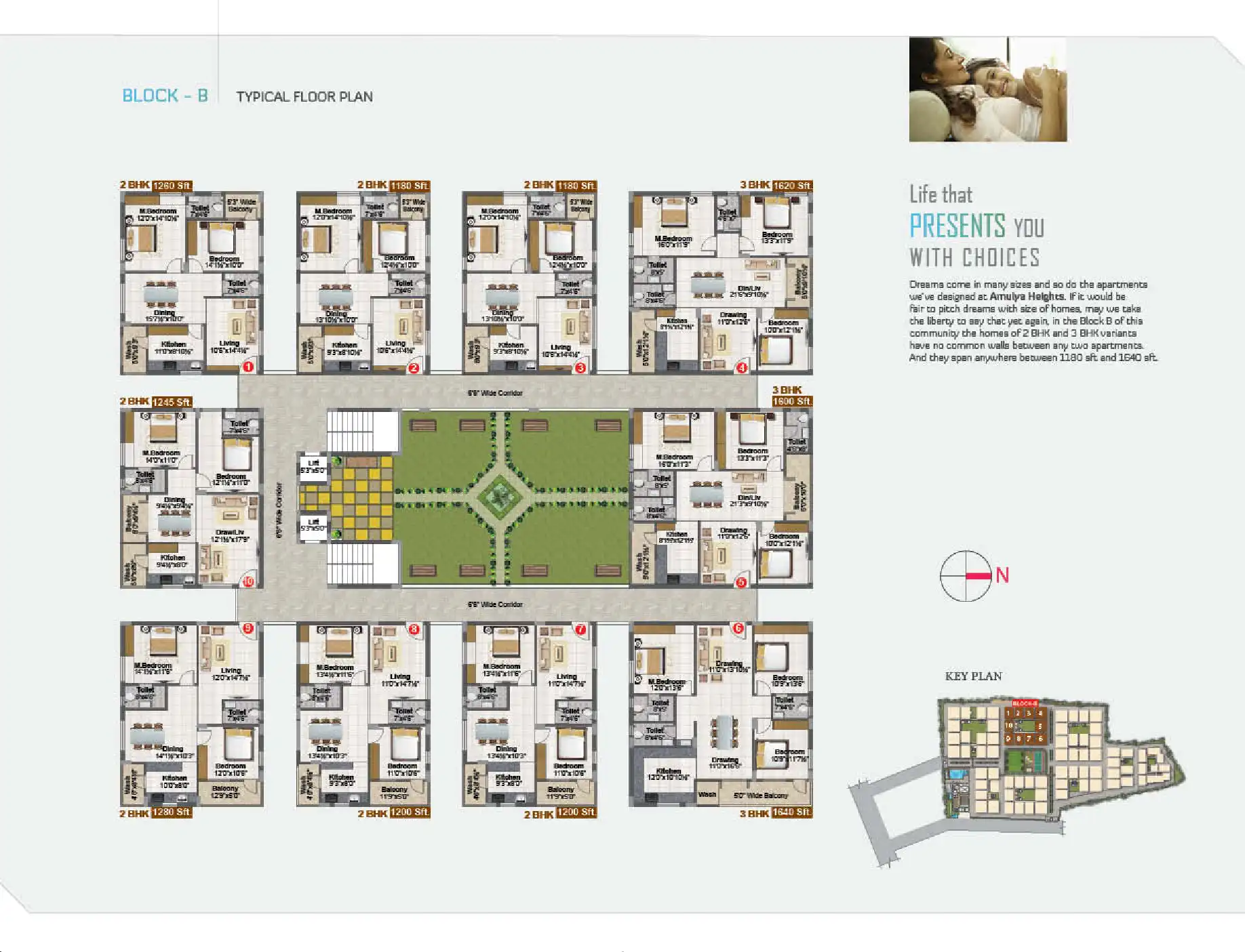 Amulya Heights Floor Plans & Layout