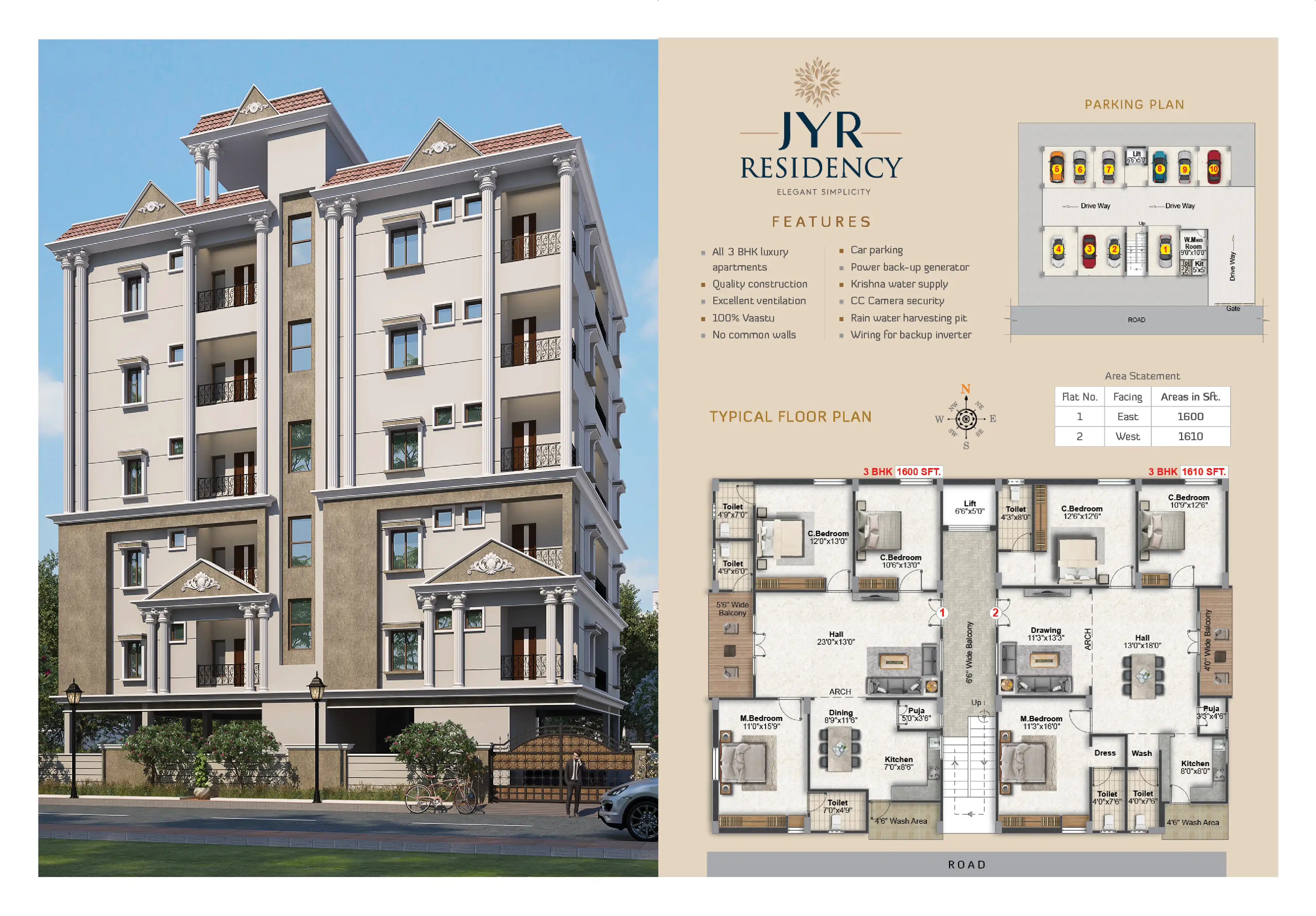 Sai Teja Residence Floor Plans & Layout