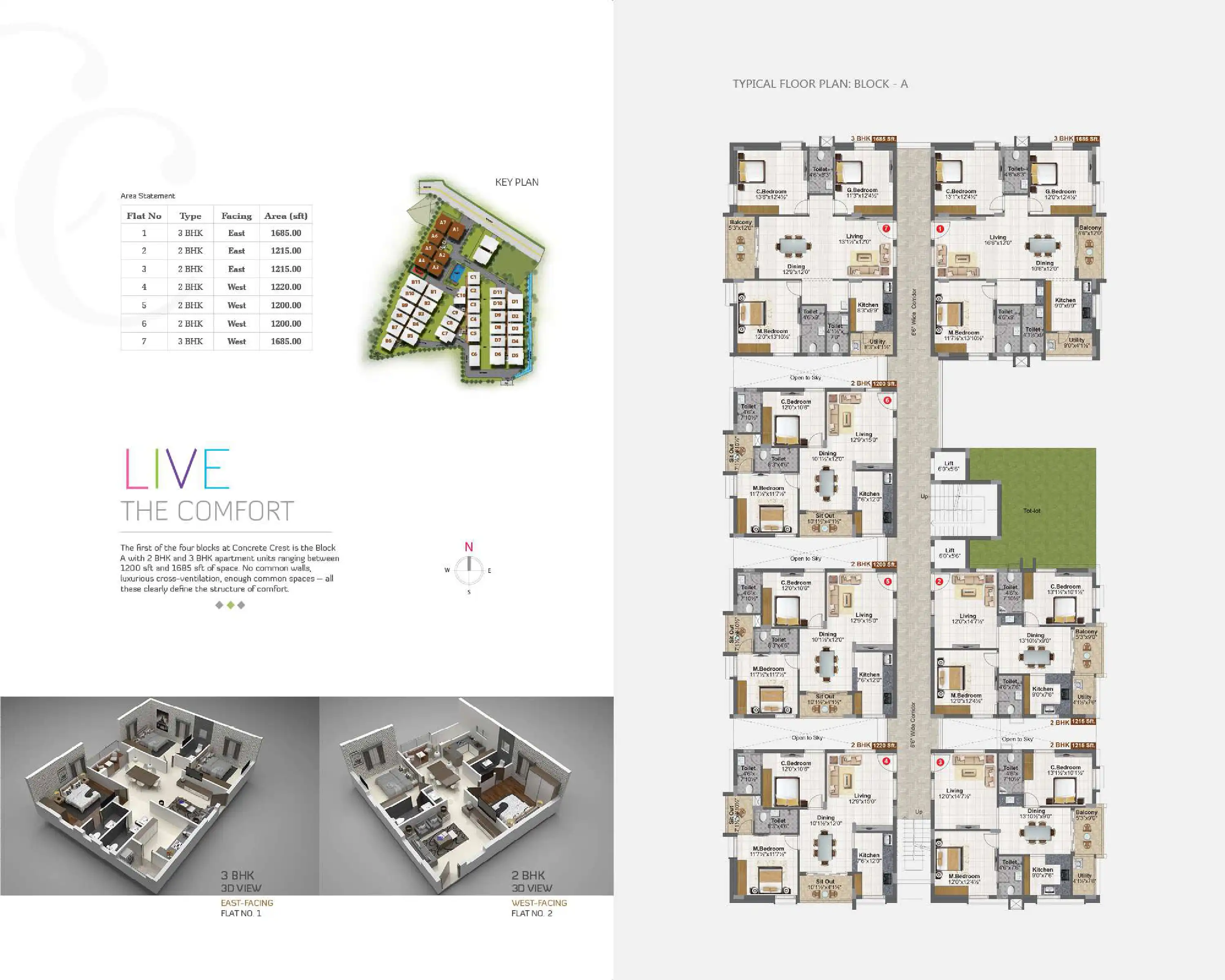 Concrete Vivanta Floor Plans & Layout