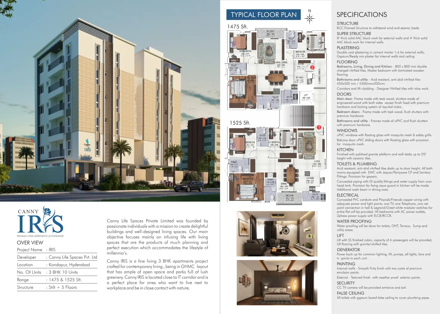 Canny Iris Floor Plans & Layout