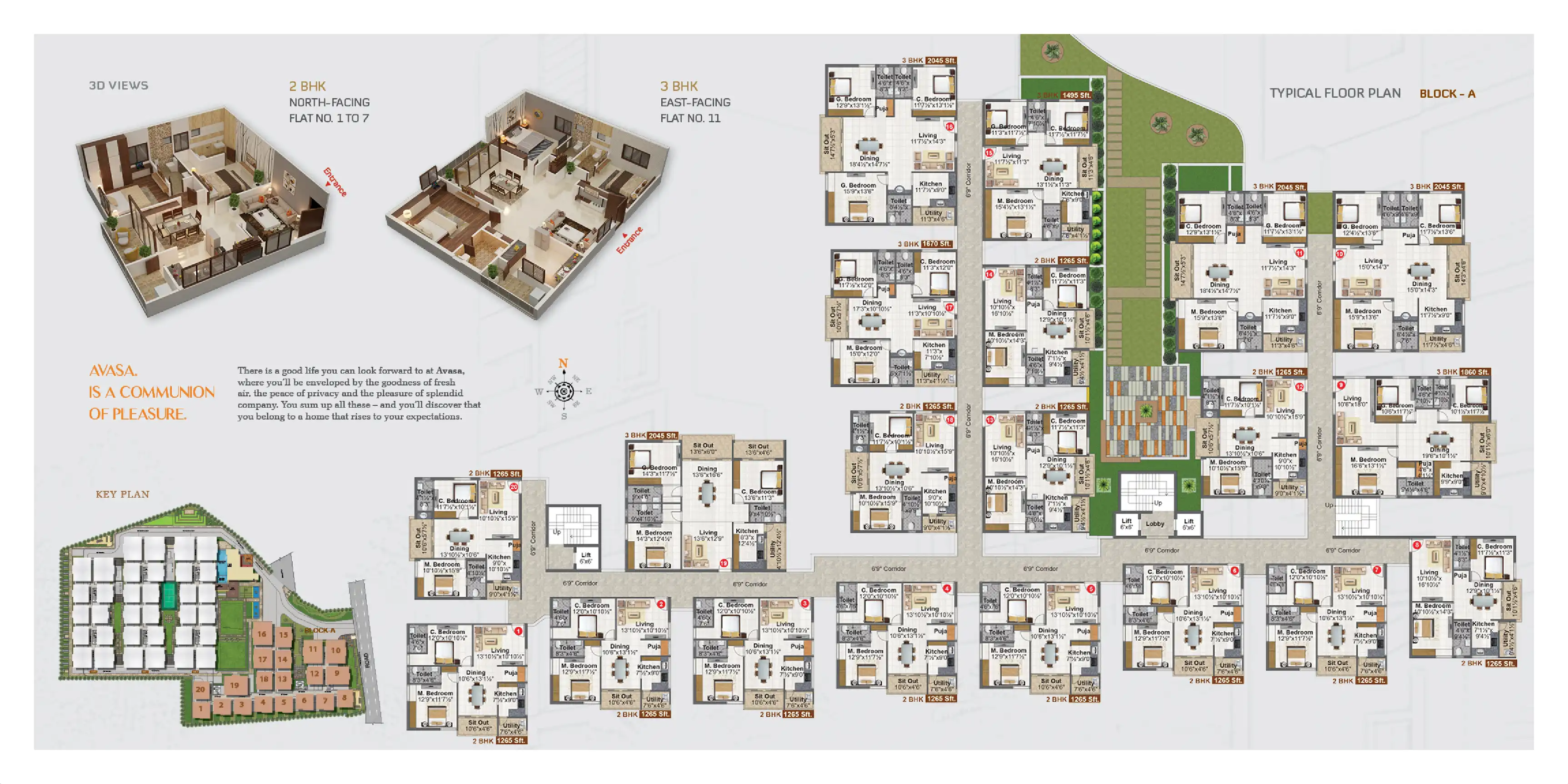 Concrete Avasa Floor Plans & Layout