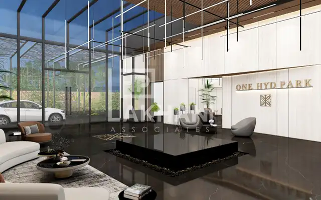 One Hyd Park project blurred background