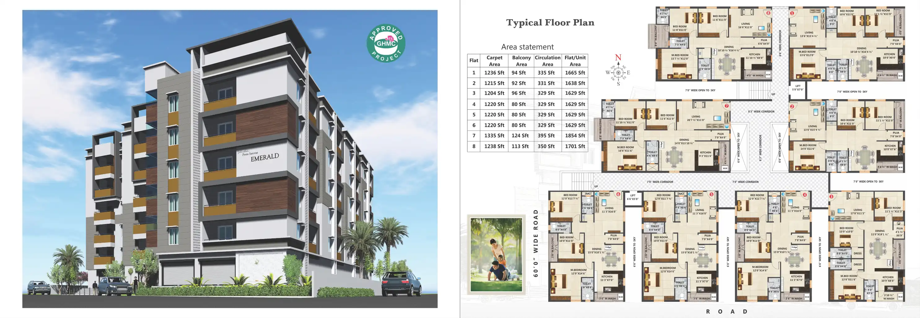 Surya Emerald Floor Plans & Layout