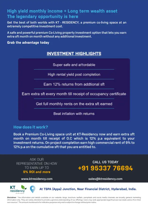 KT Residency Floor Plans & Layout