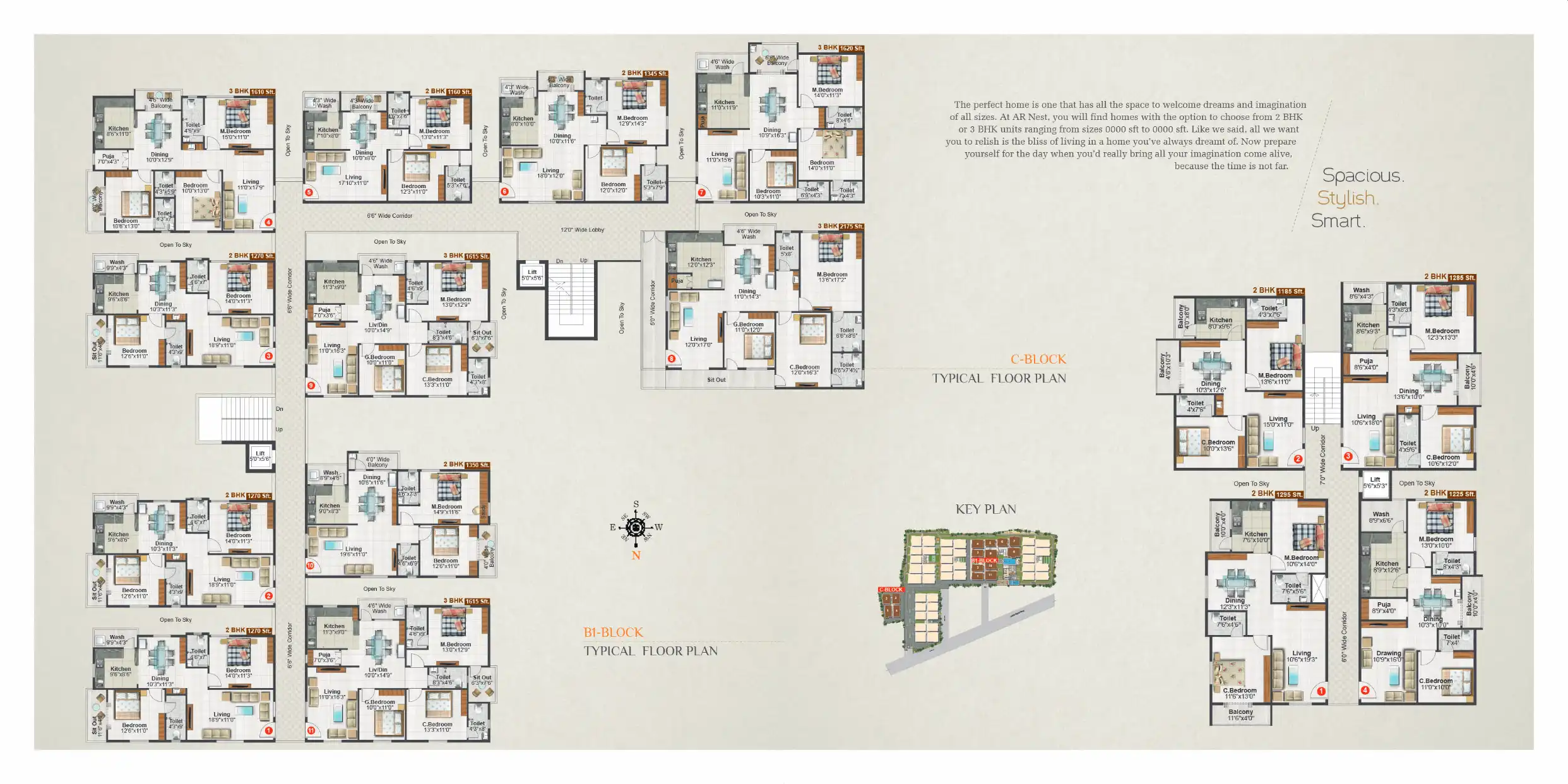 Sri Mallikharjun Heights Floor Plans & Layout