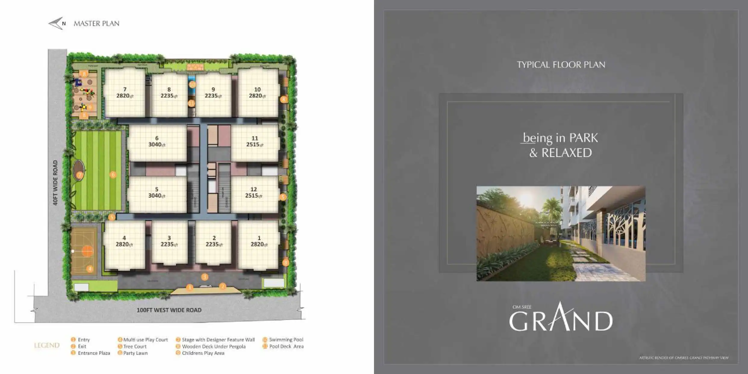 OM Sree Grand Floor Plans & Layout