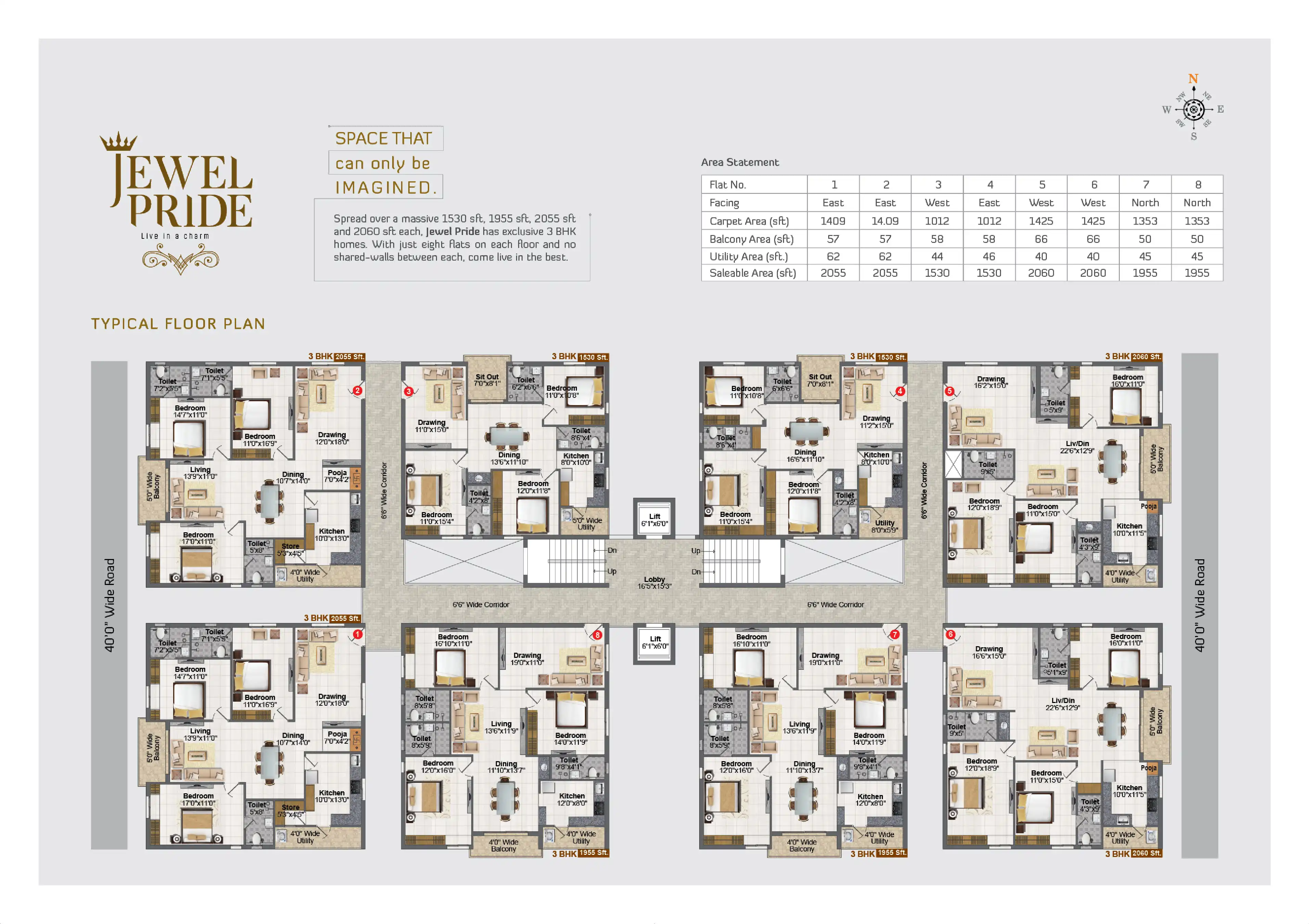Jewel Pride Floor Plans & Layout