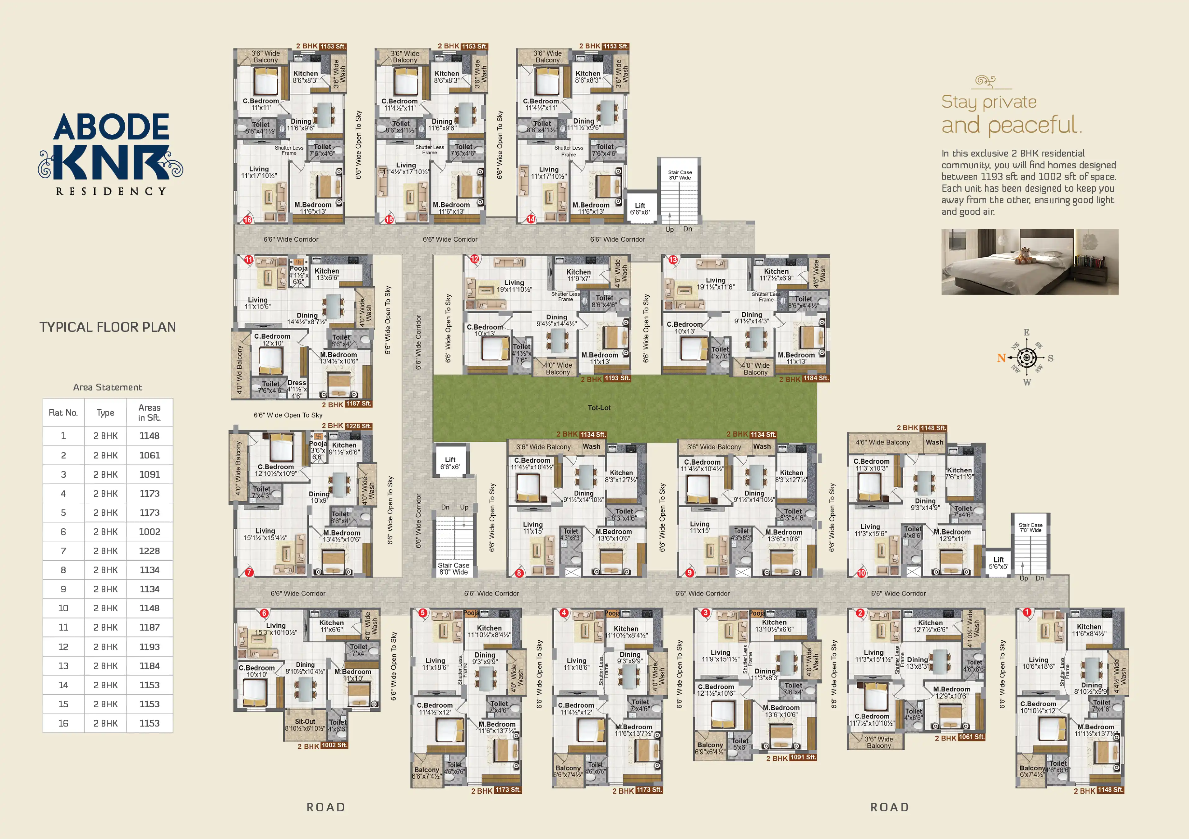 Abode Knr Residency Floor Plans & Layout