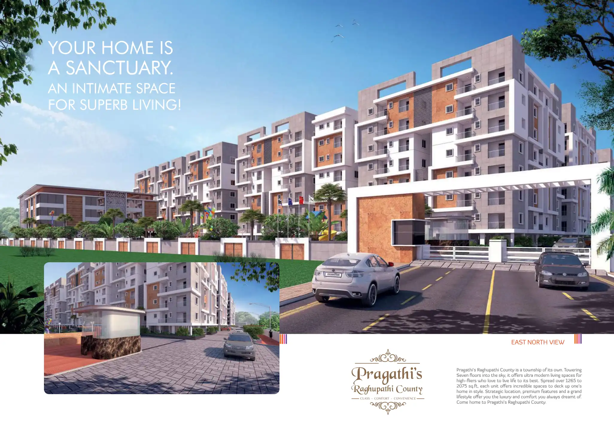 Pragathi S Raghupathi County project blurred background