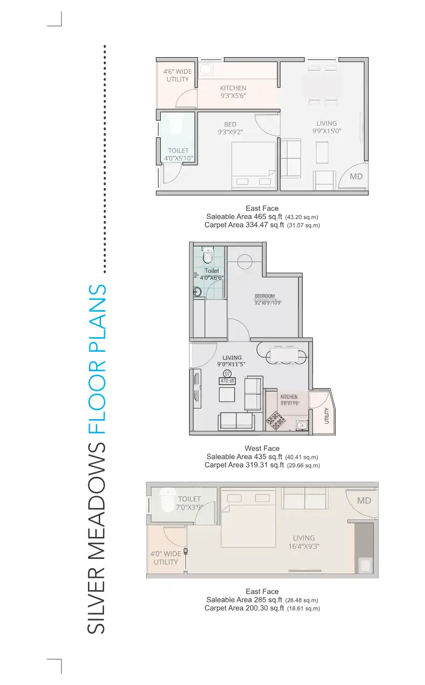 Silver Medows Floor Plans & Layout