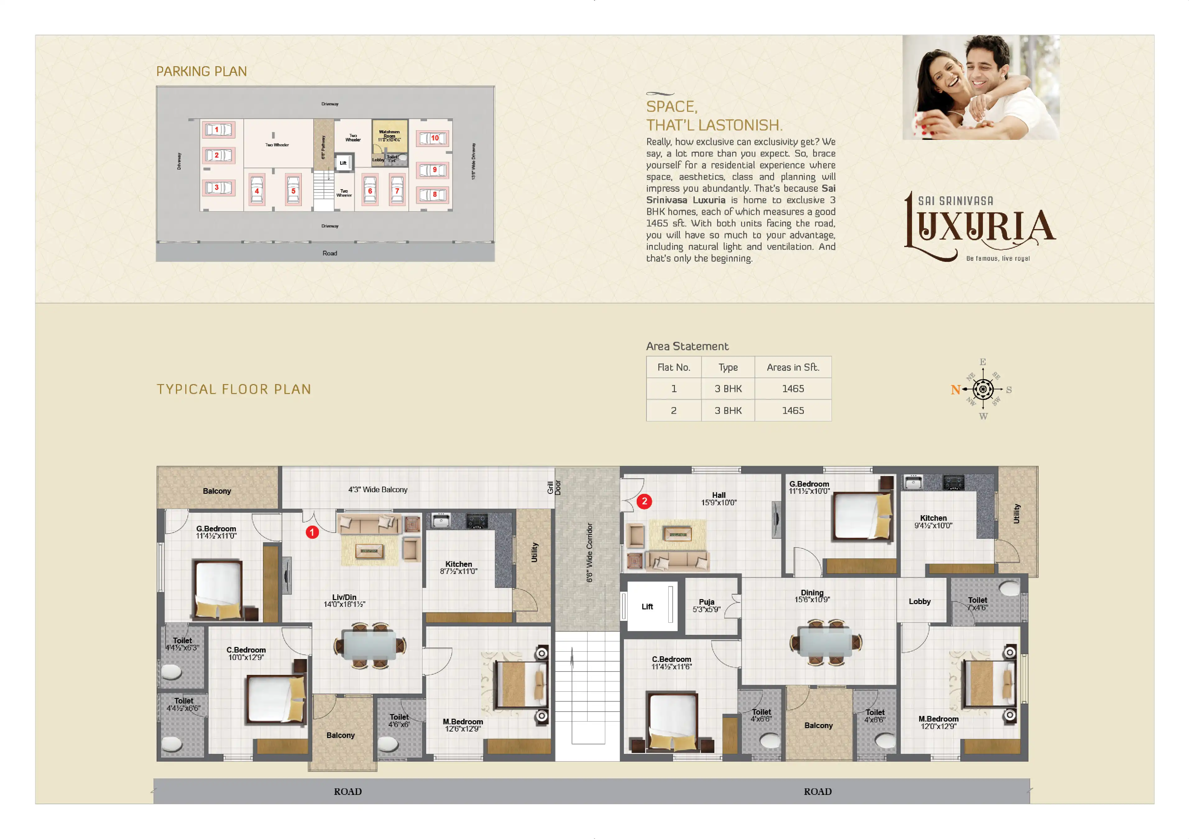 Lakshmi Srinivasa Nilayam Floor Plans & Layout