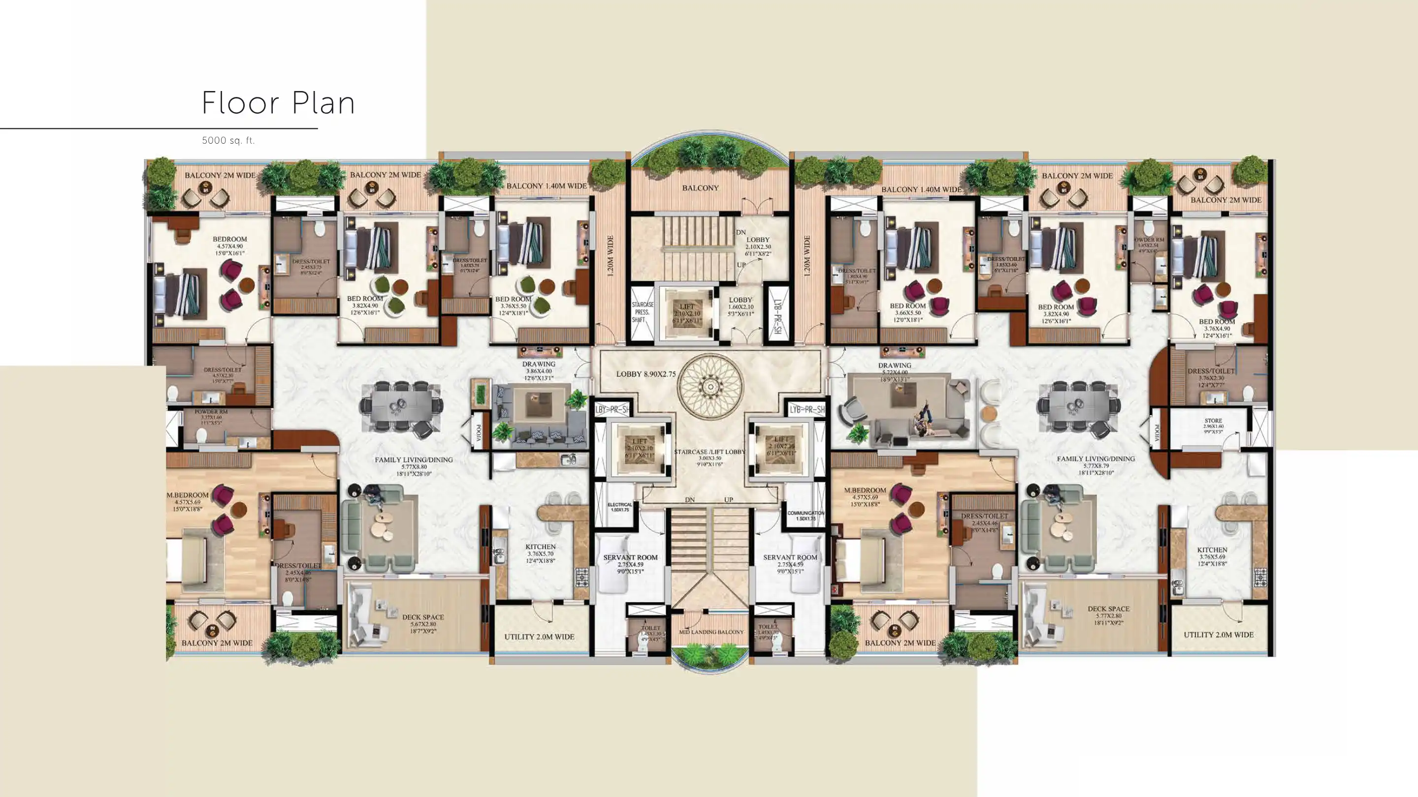 Pranava Residency Floor Plans & Layout