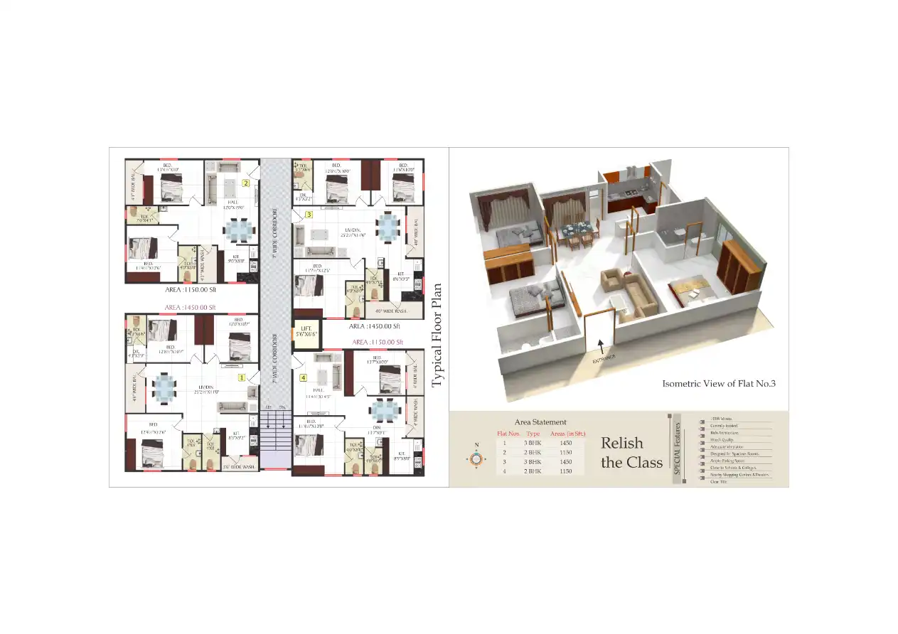 Sri Tirumala Hamilton Floor Plans & Layout