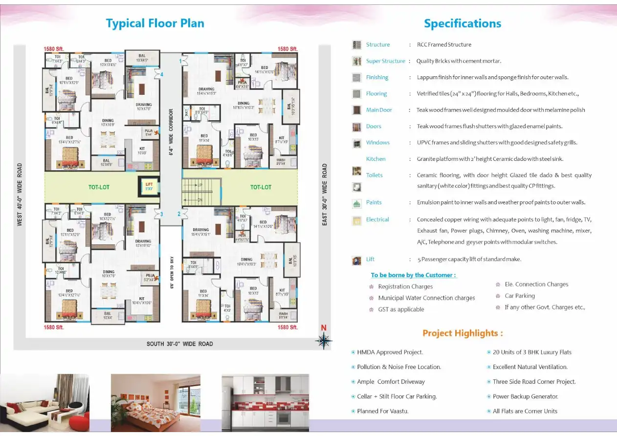 Shiridi Sai Constructions Floor Plans & Layout