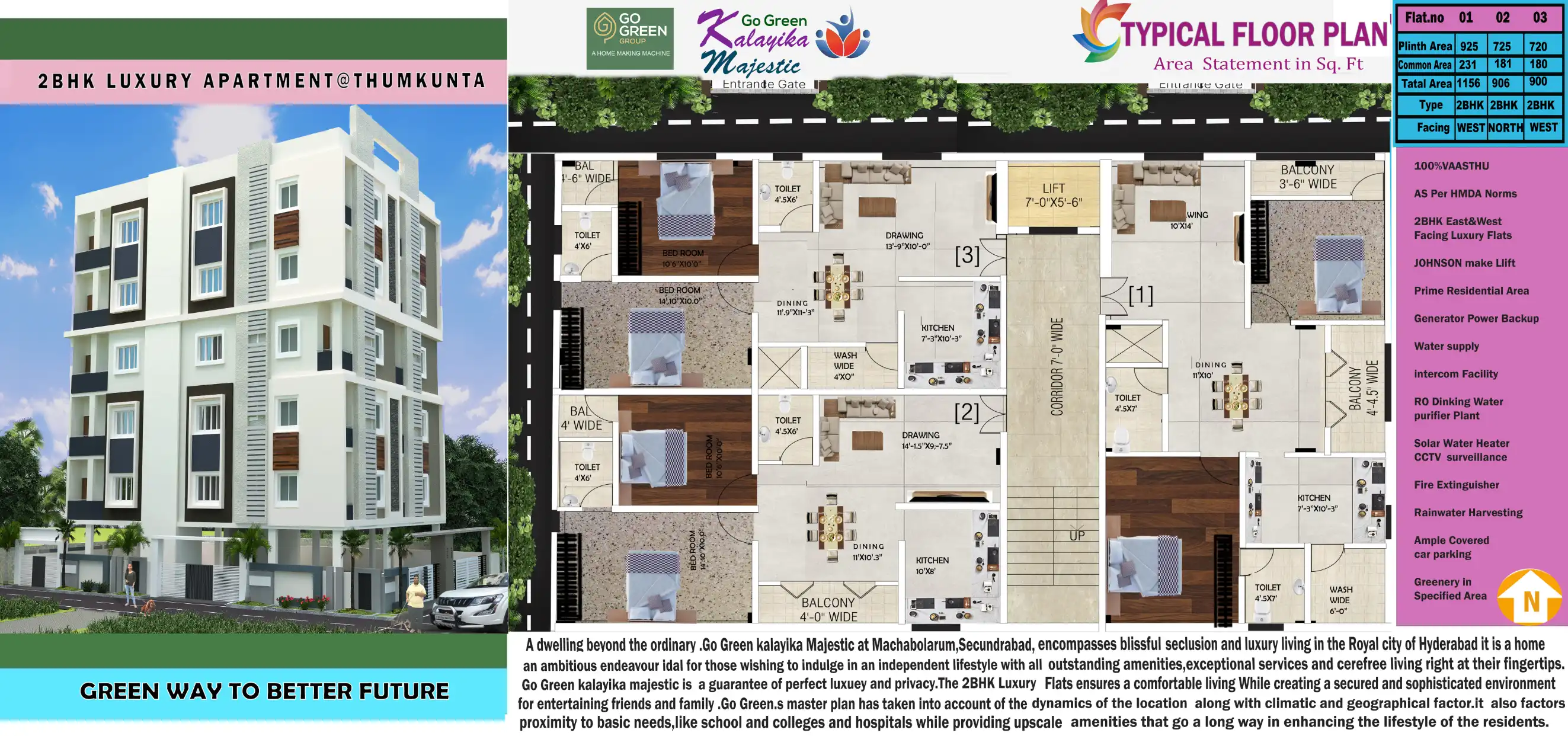 GO Green Enclave Floor Plans & Layout