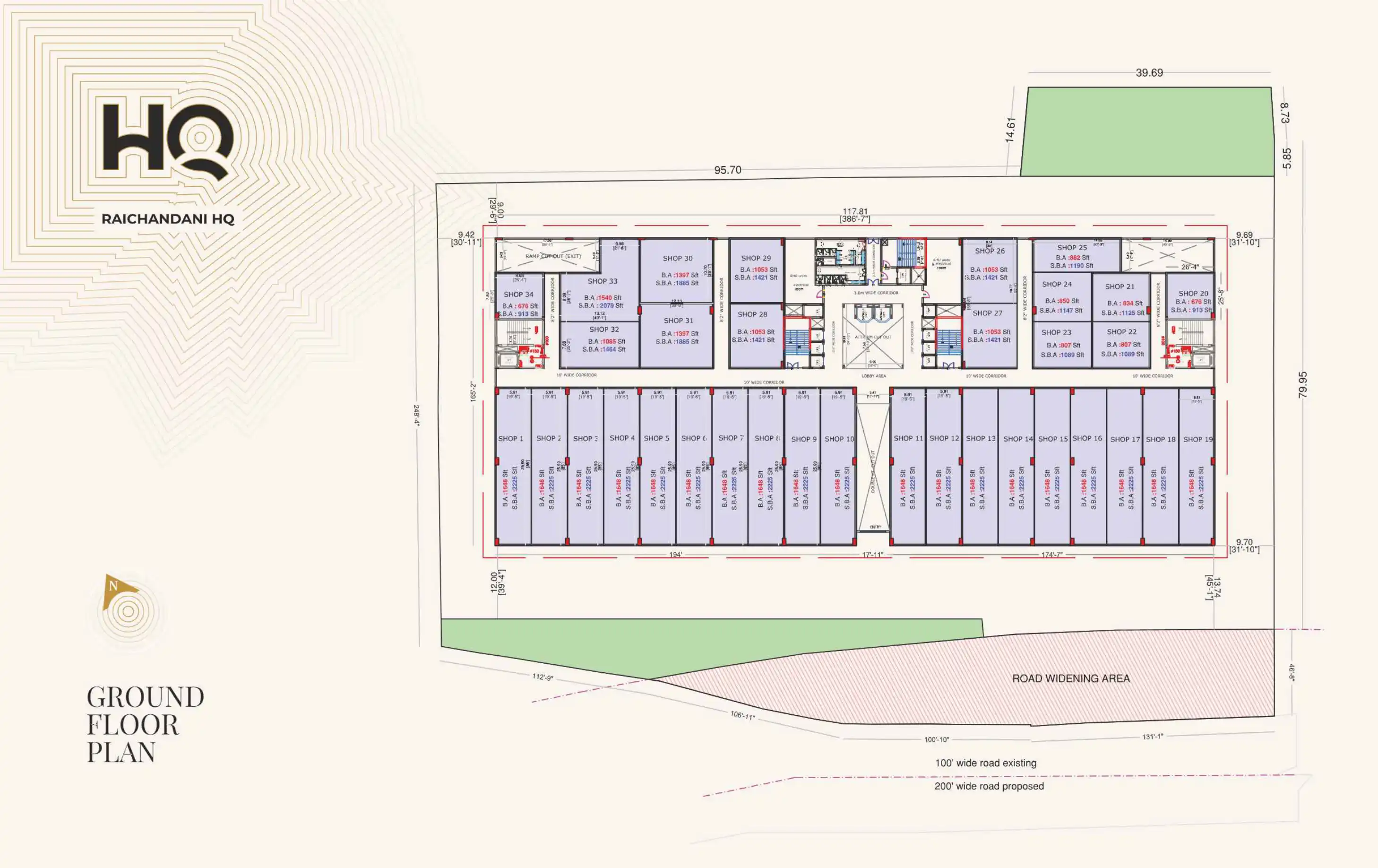 Raichandani Mall Floor Plans & Layout