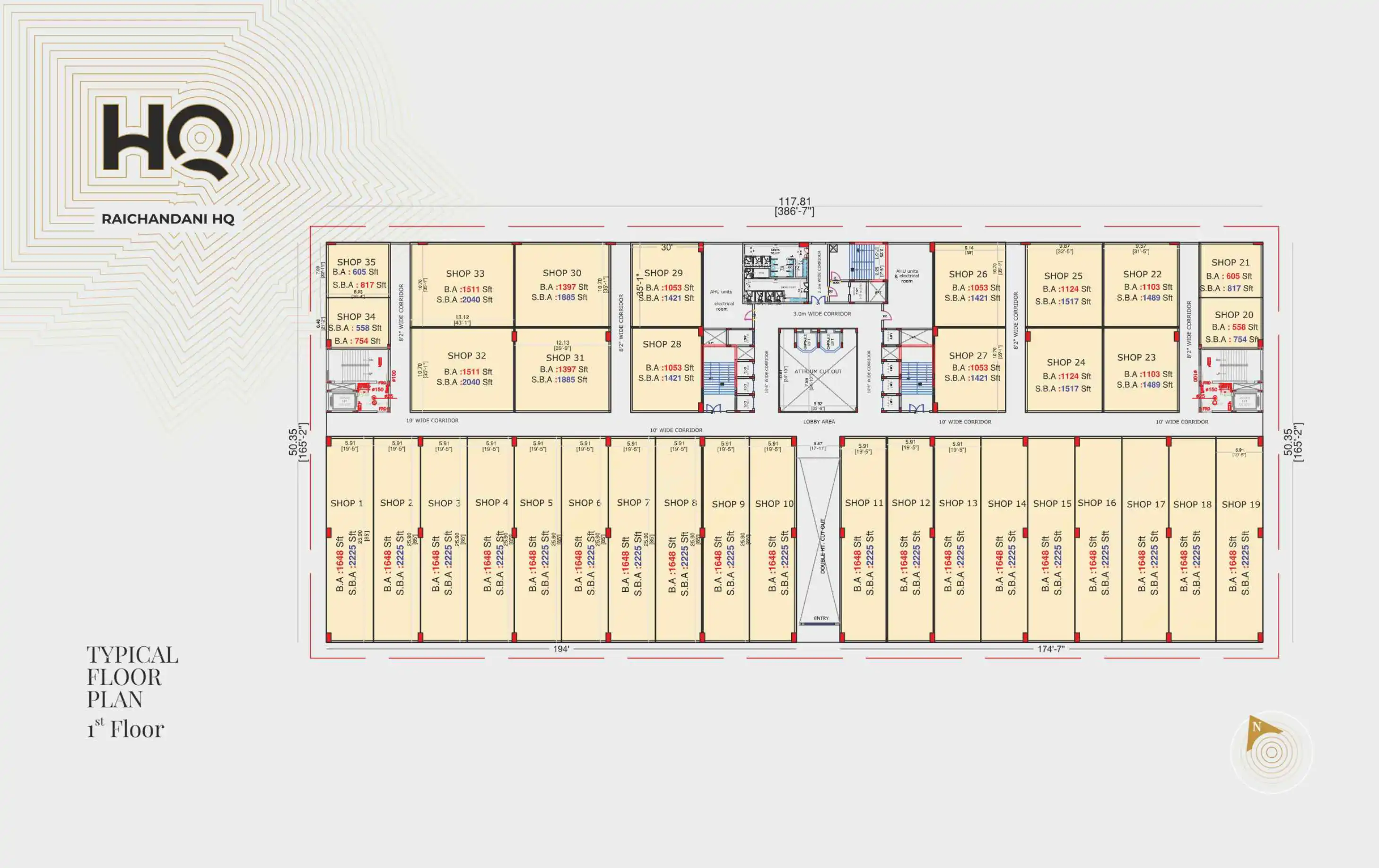 Raichandani Mall Floor Plans & Layout