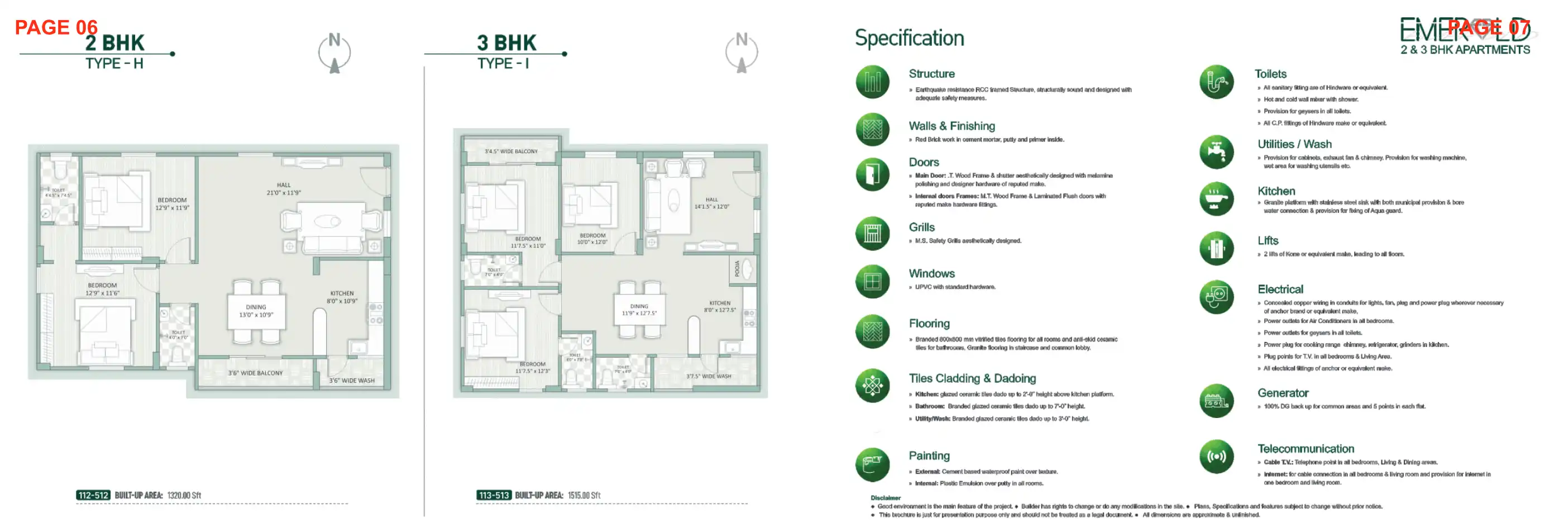 Infocity Emerald Floor Plans & Layout