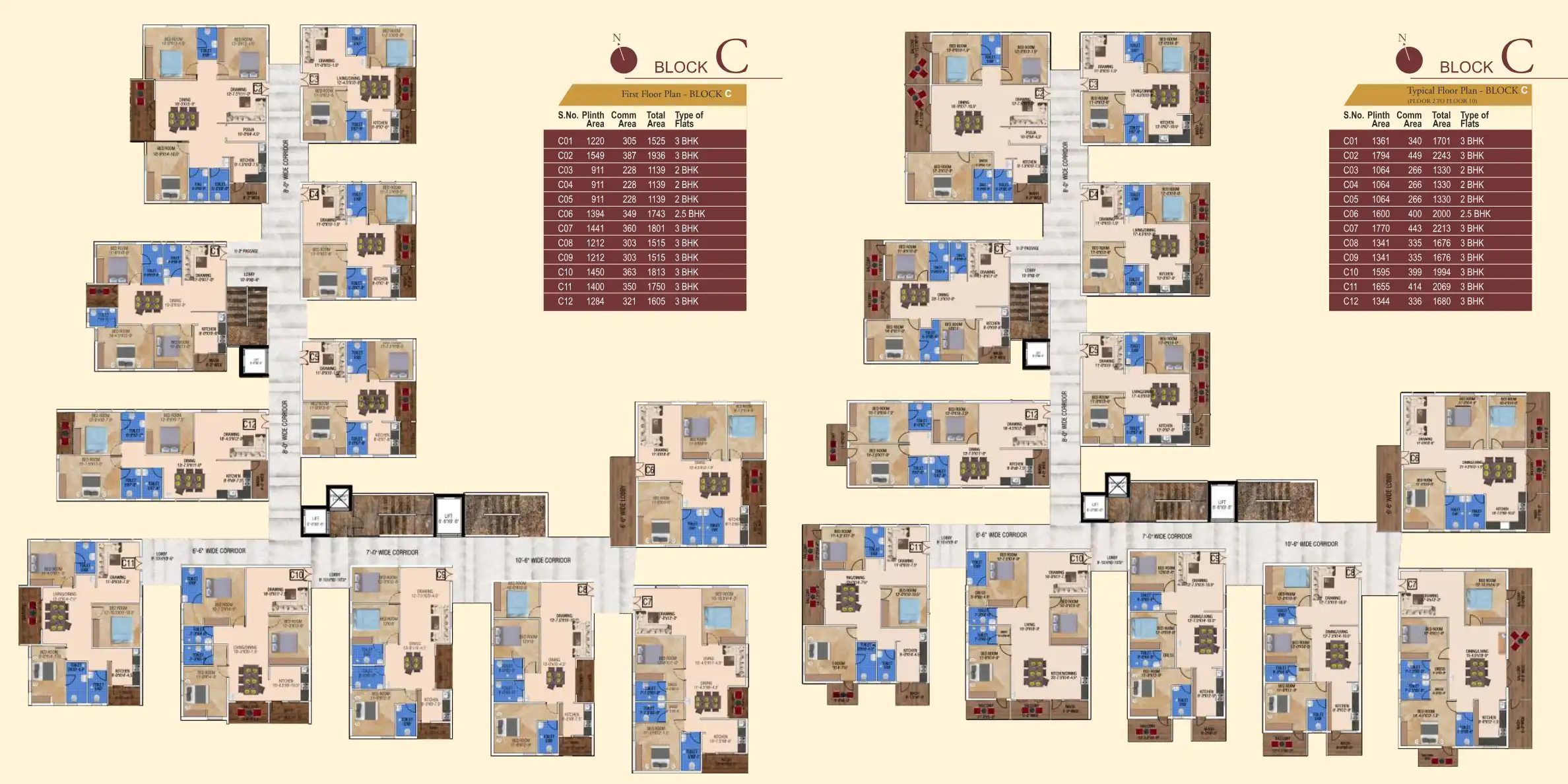 Lakshmi S Emperia Floor Plans & Layout