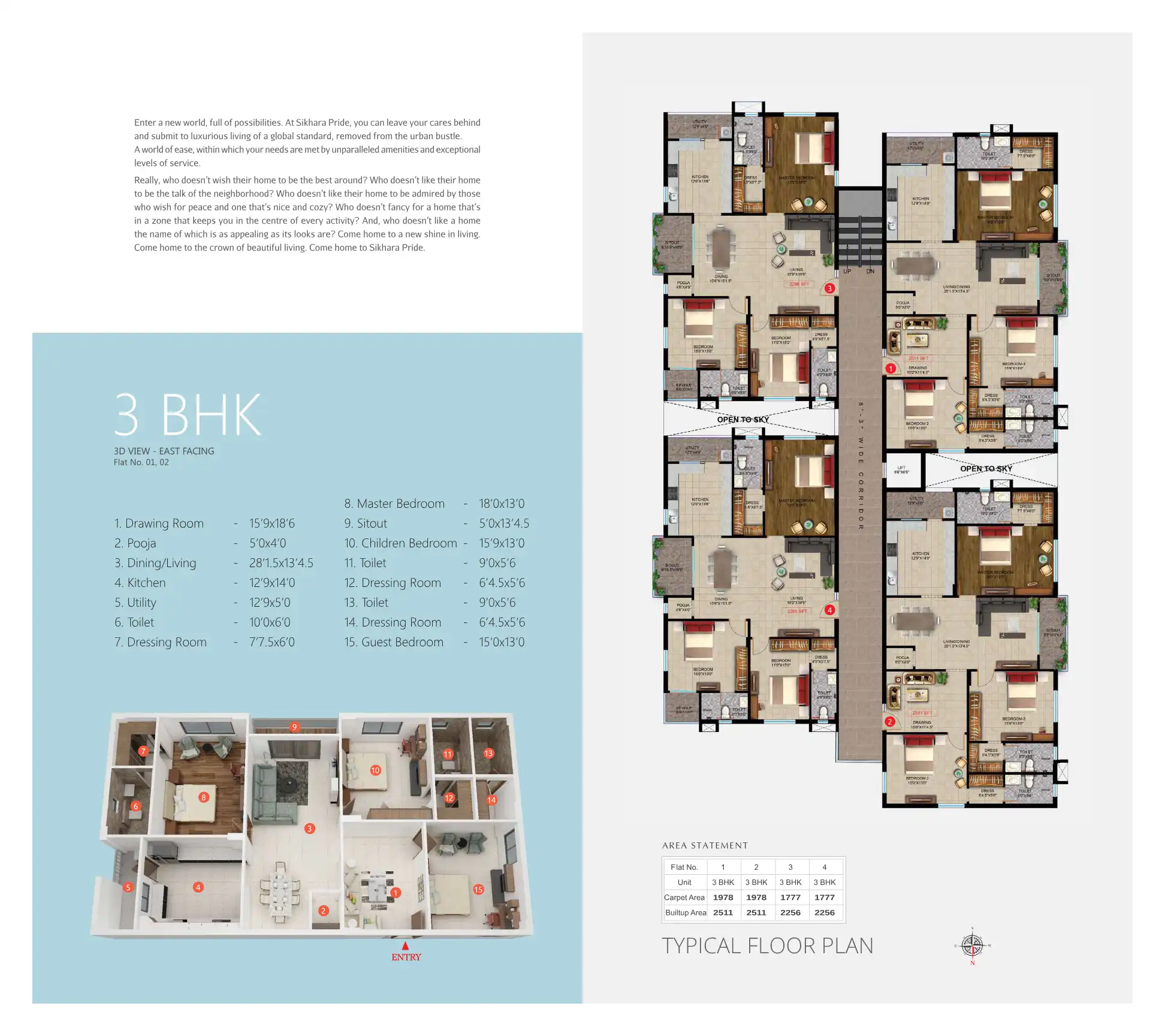 Lakshmi Sikhara Pride Floor Plans & Layout