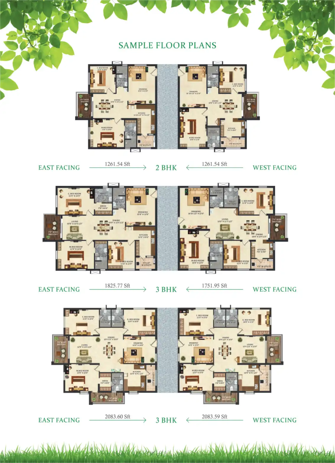 Mayfair Luxury Apartment Floor Plans & Layout