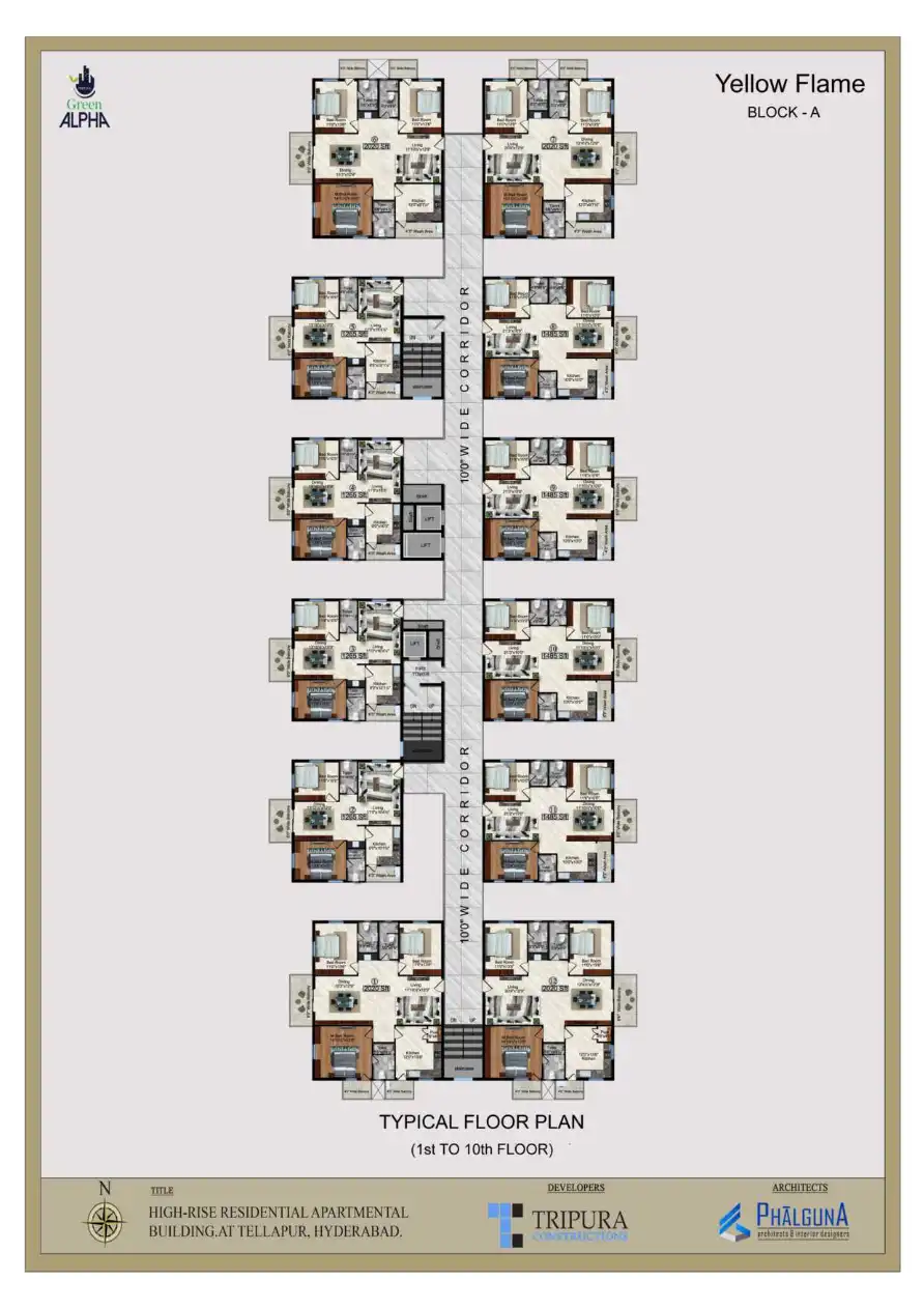 Tripuras Green Alpha Floor Plans & Layout