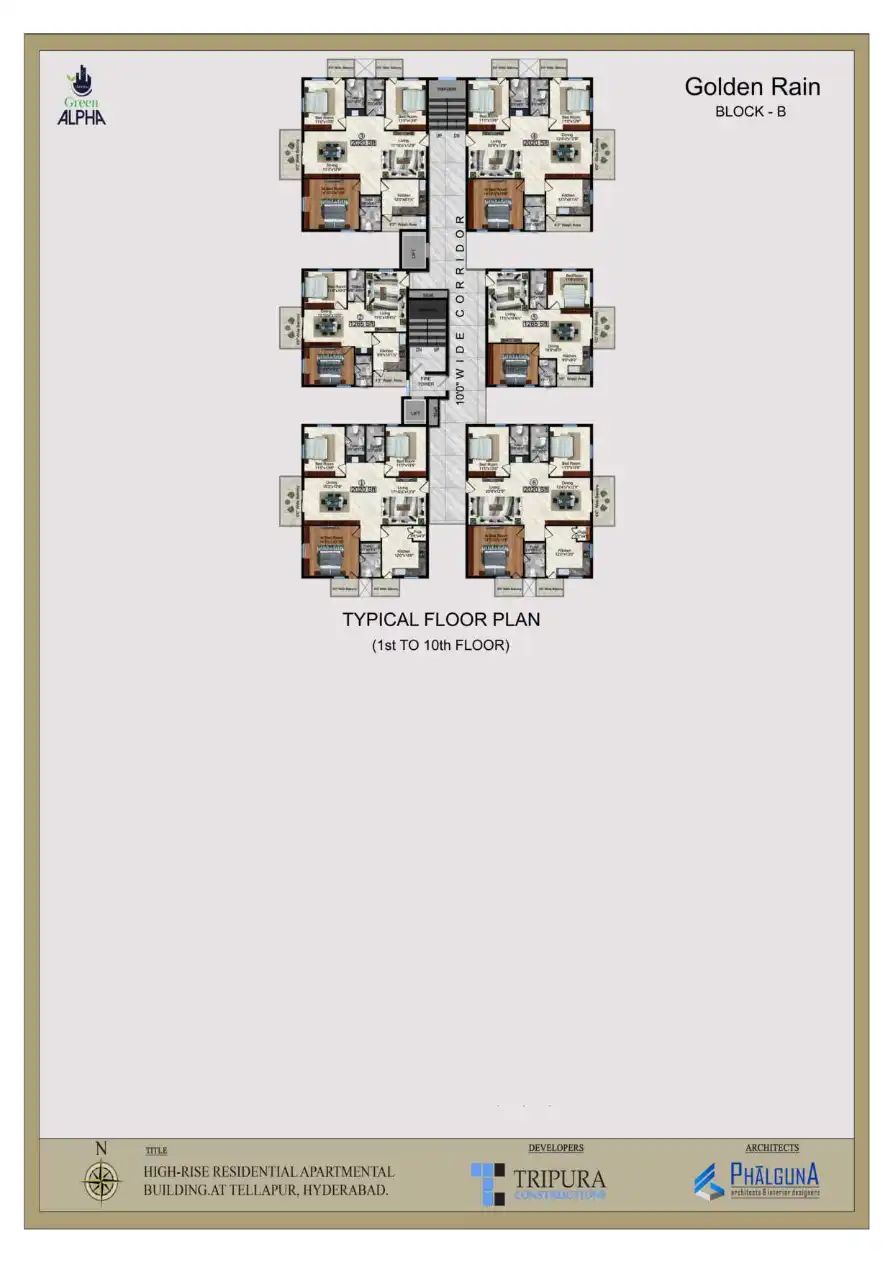 Tripuras Green Alpha Floor Plans & Layout