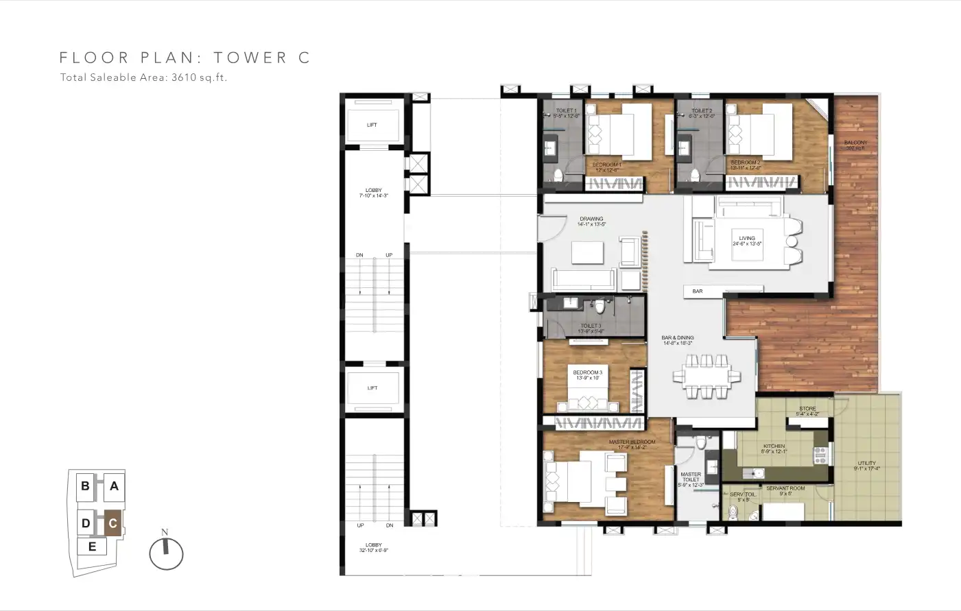 Signature Residences Floor Plans & Layout