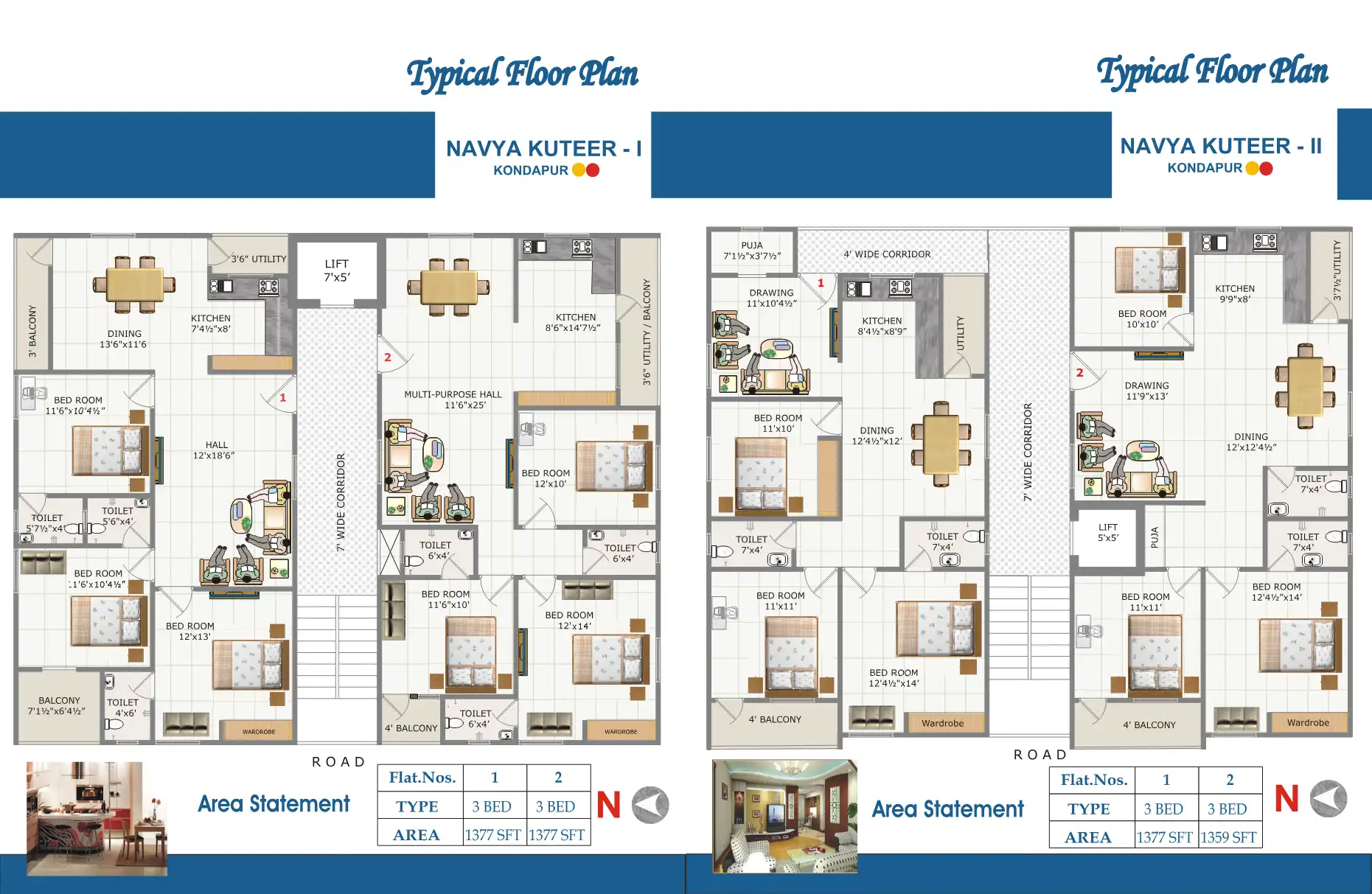 Kutheer Floor Plans & Layout